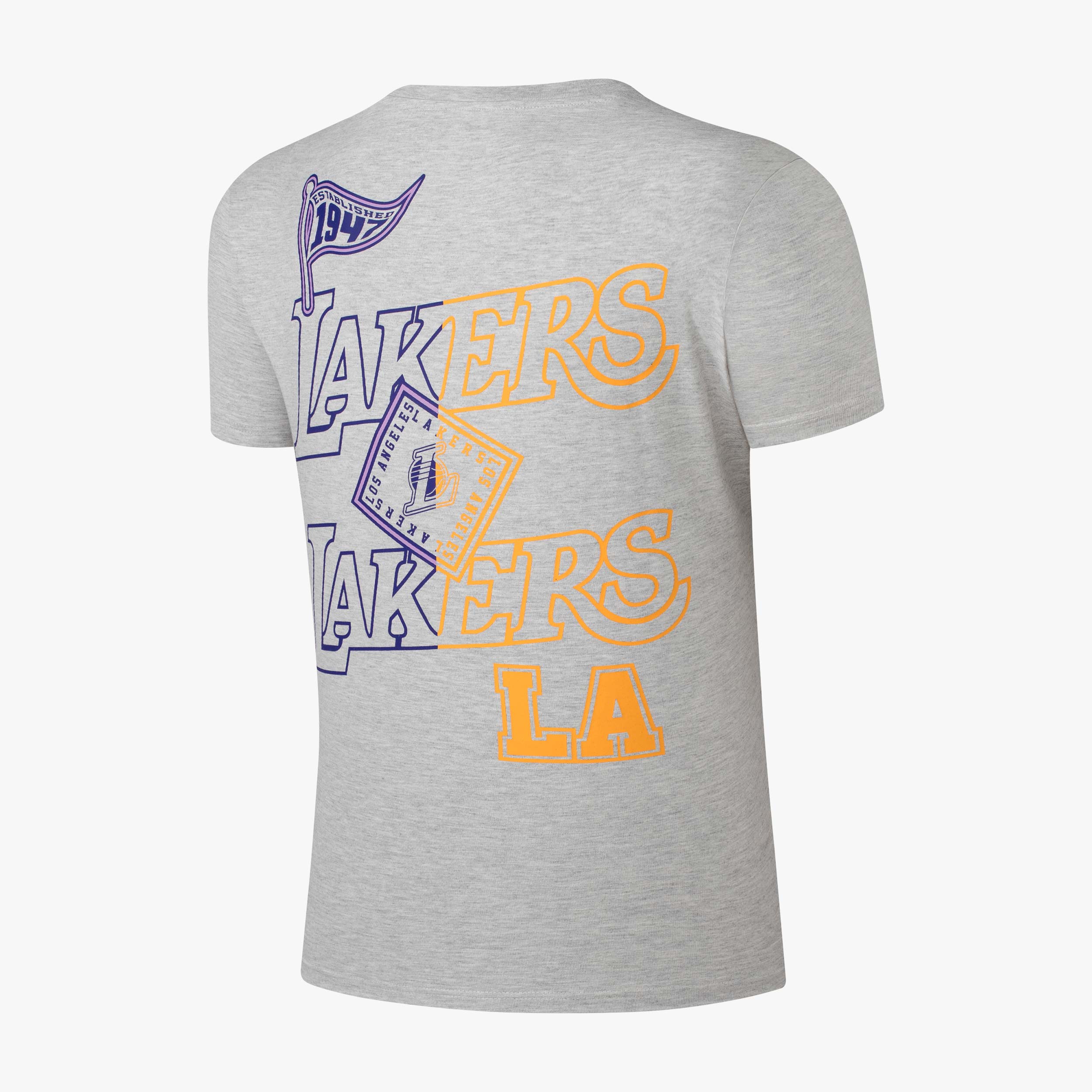 NBA Polera Los Angeles Lakers, GRIS, hi-res