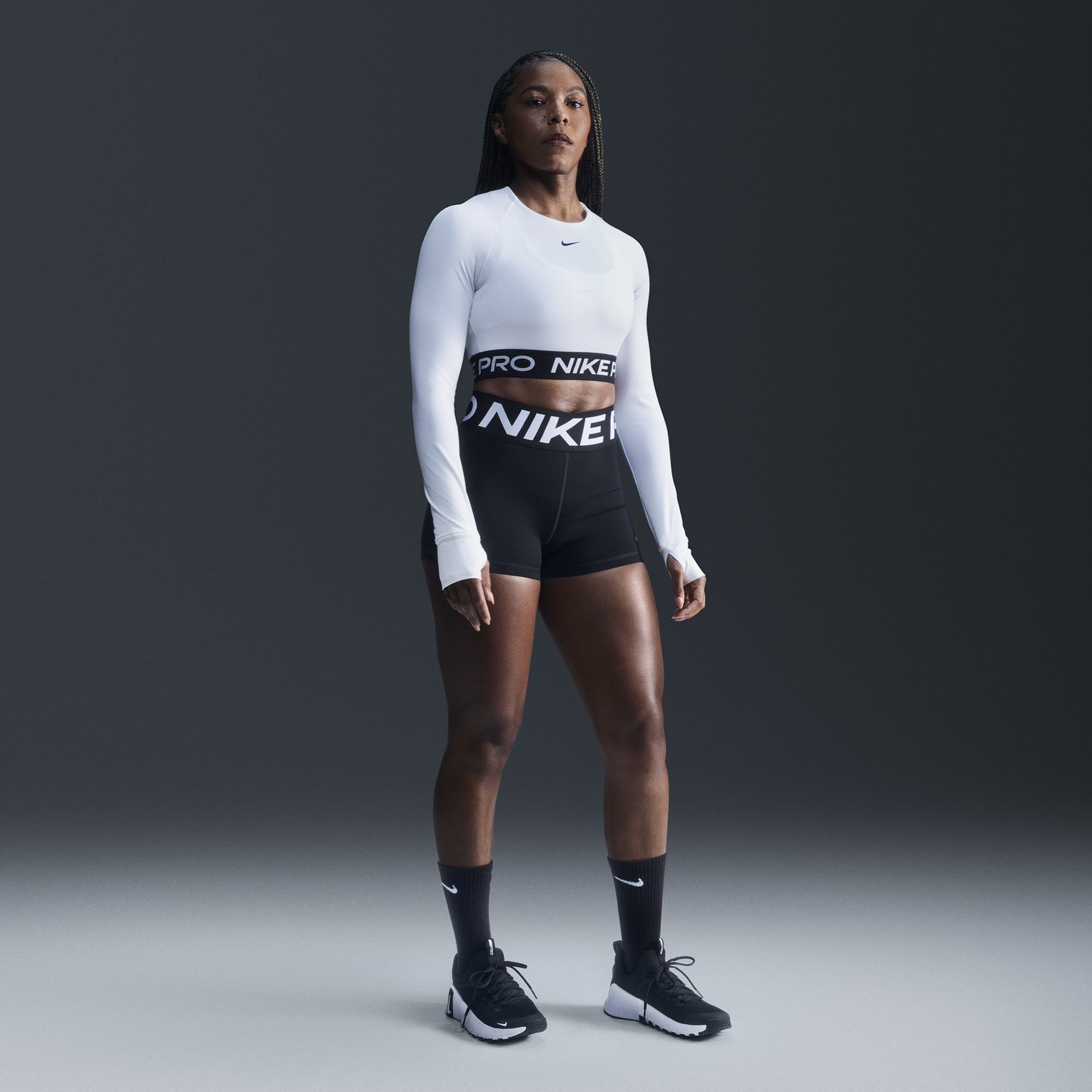 Nike Shorts Pro Sculpt, NEGRO, hi-res