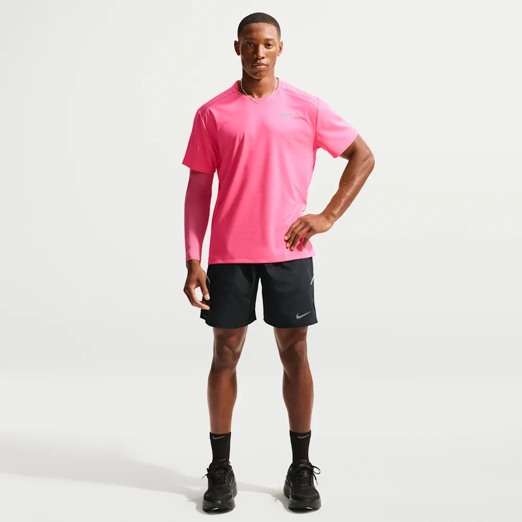 Nike Shorts Dri-FIT Miler 7, NEGRO, hi-res