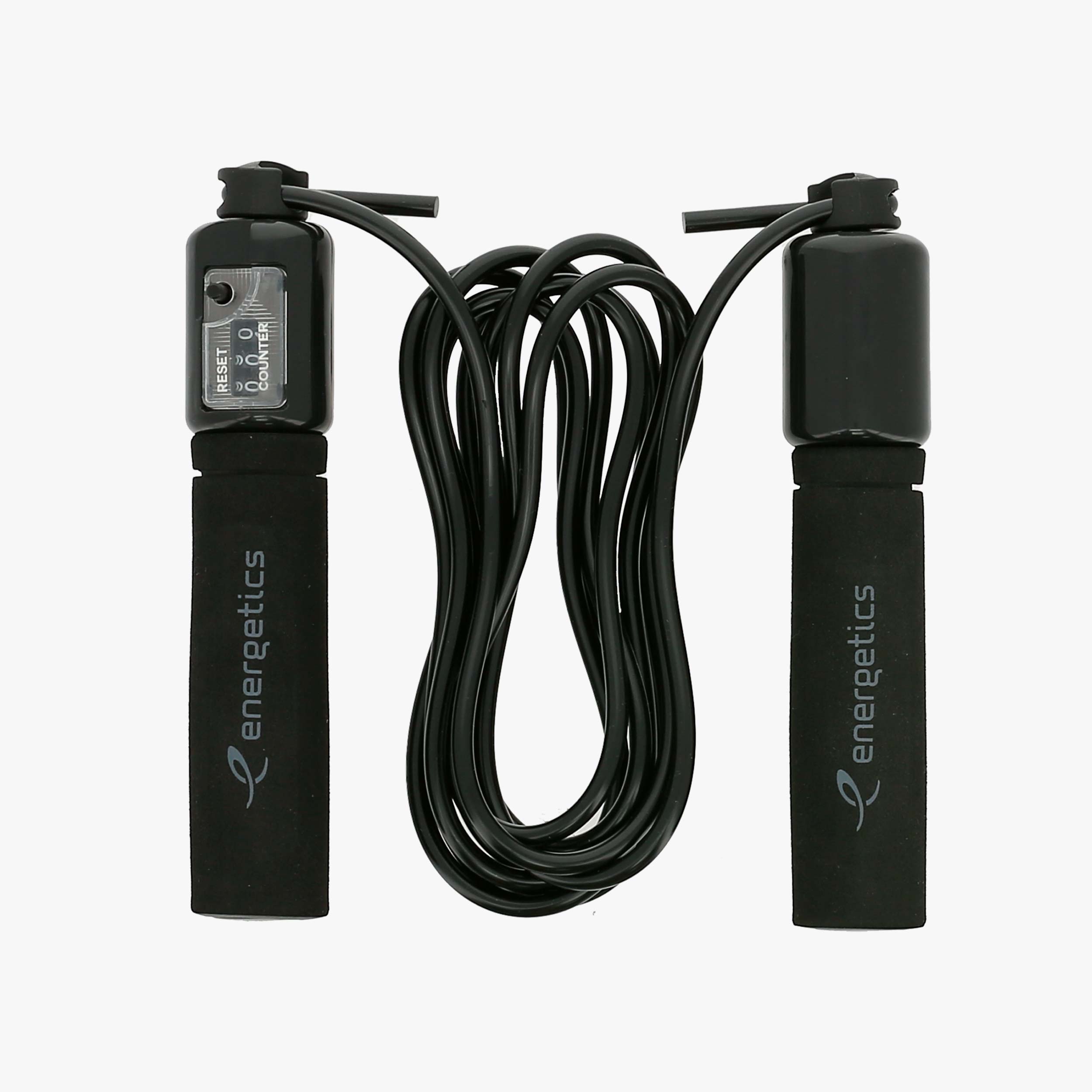 Energetics Digital Jump Rope Foam, NEGRO, hi-res