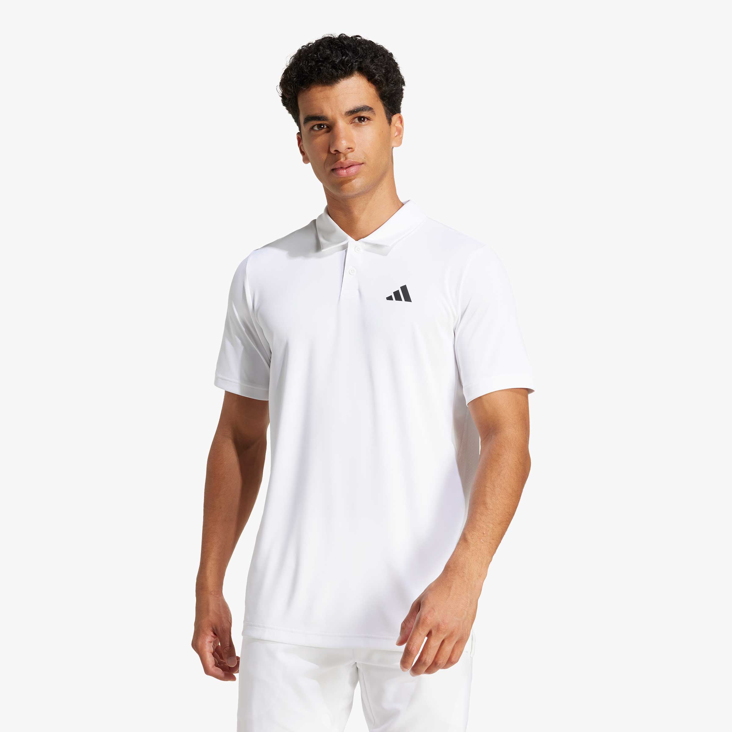 adidas Polera con Cuello Club Tennis, BLANCO, hi-res