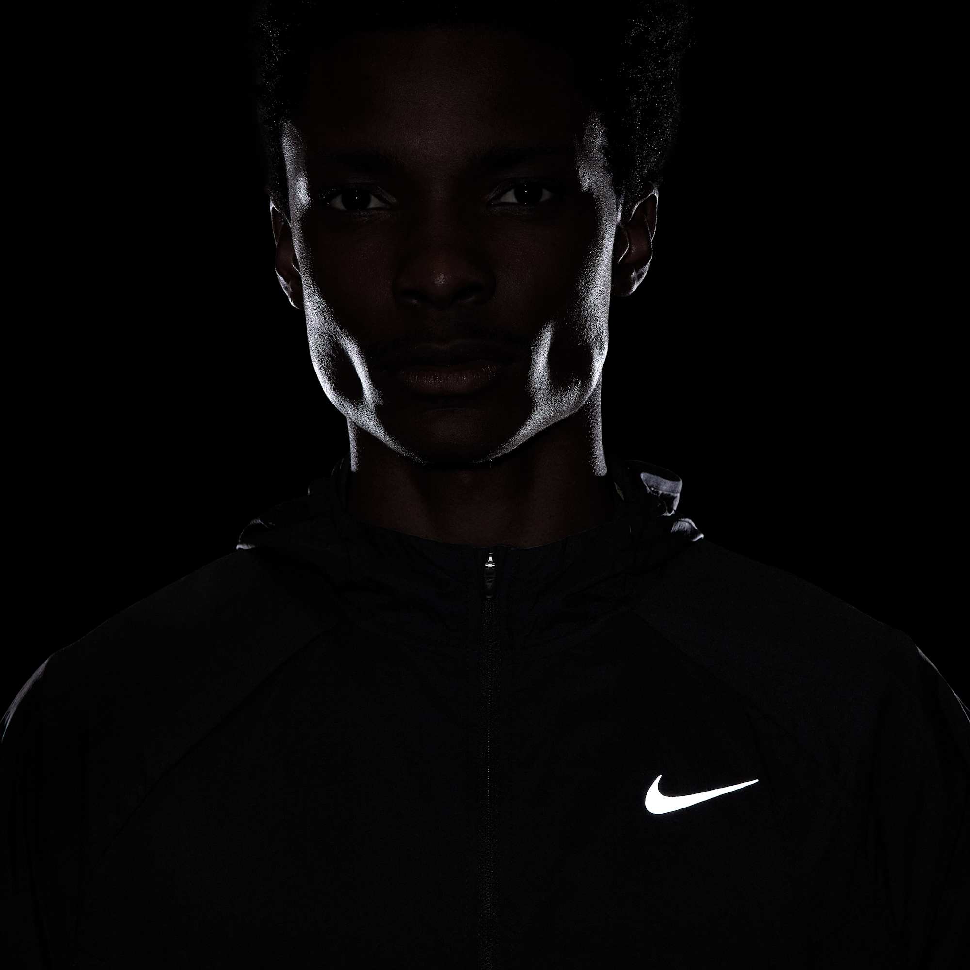 Nike Chaqueta Repel UV Stride, NEGRO, hi-res