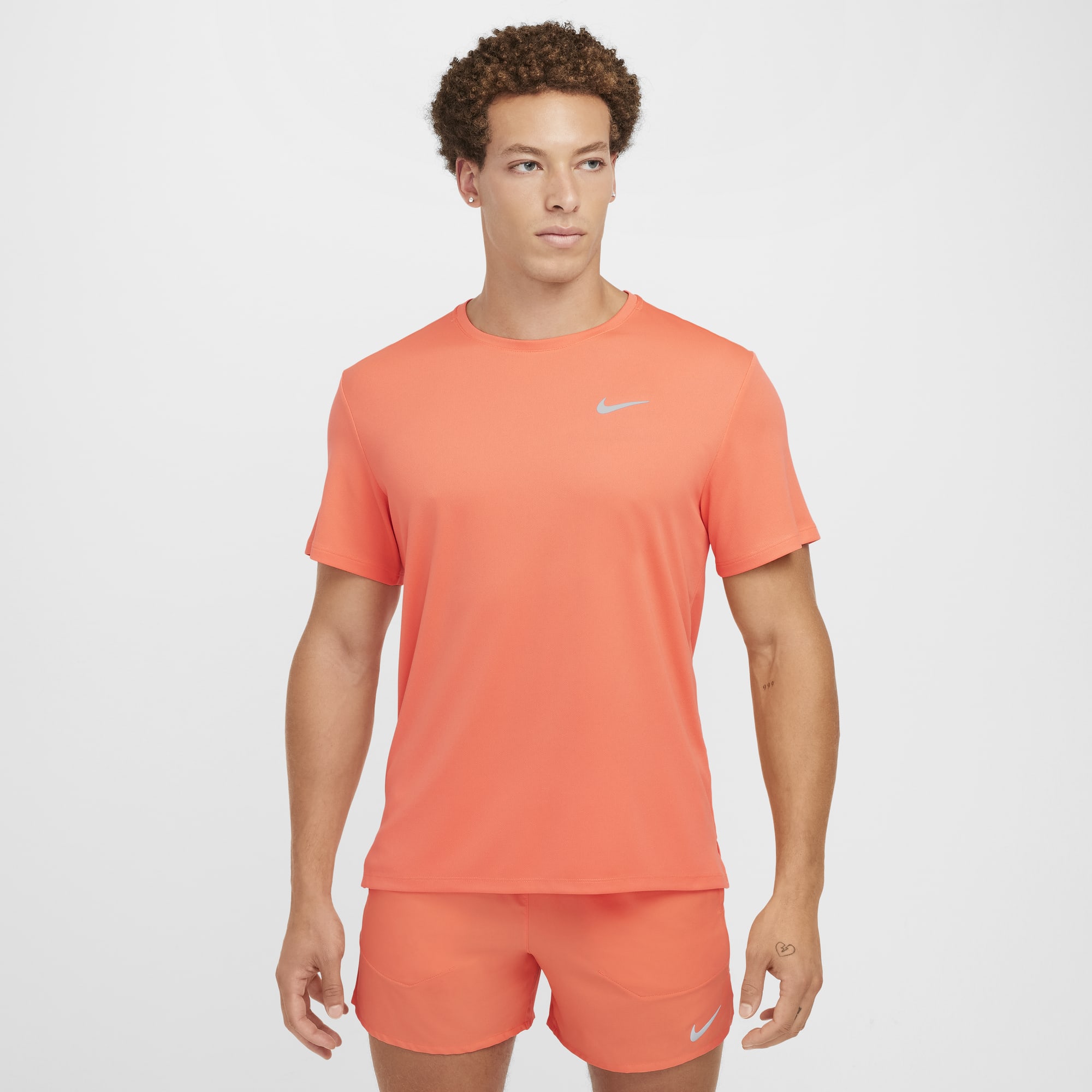 Nike Polera Miler, ROJO, hi-res