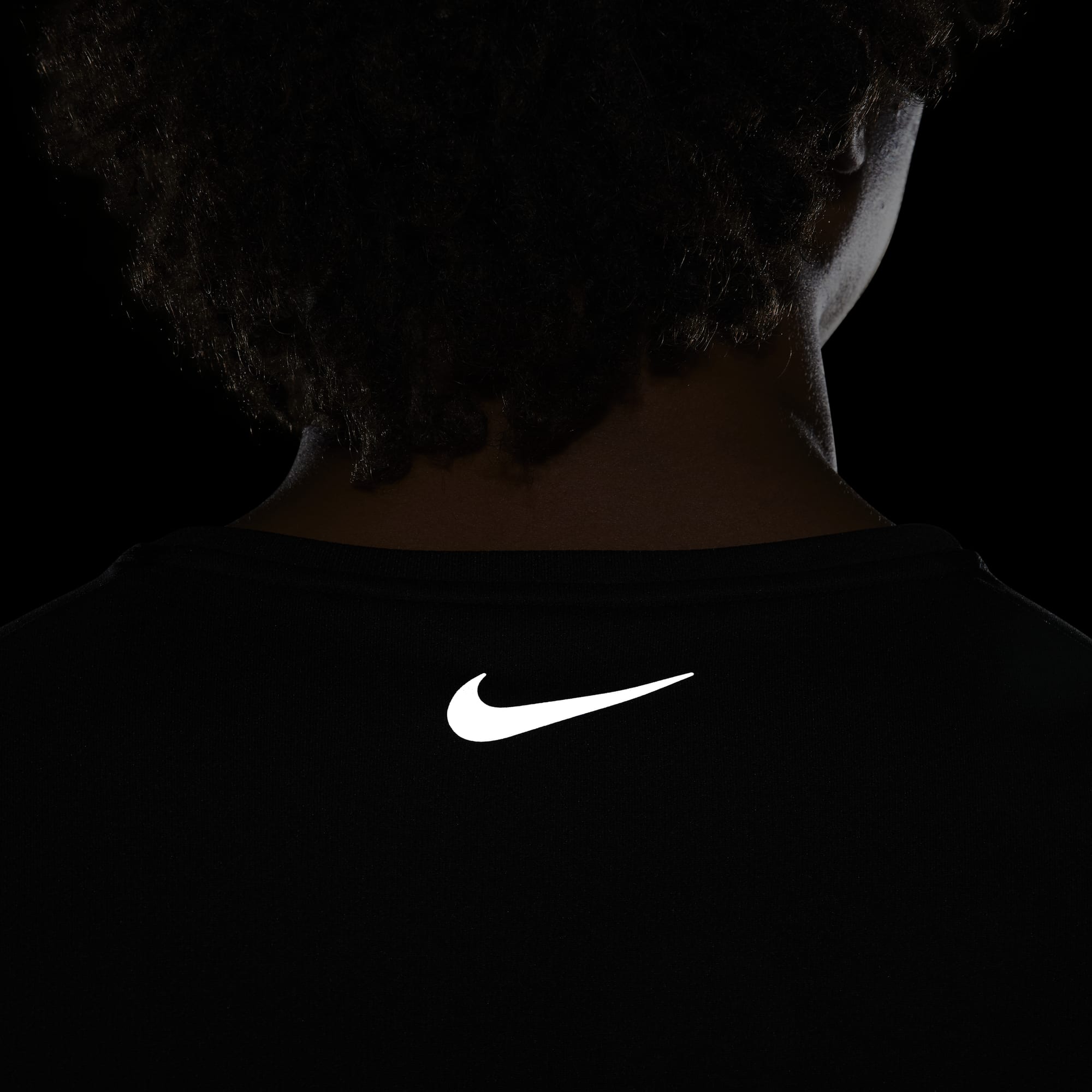 Nike Polera Miler Flash, NEGRO, hi-res