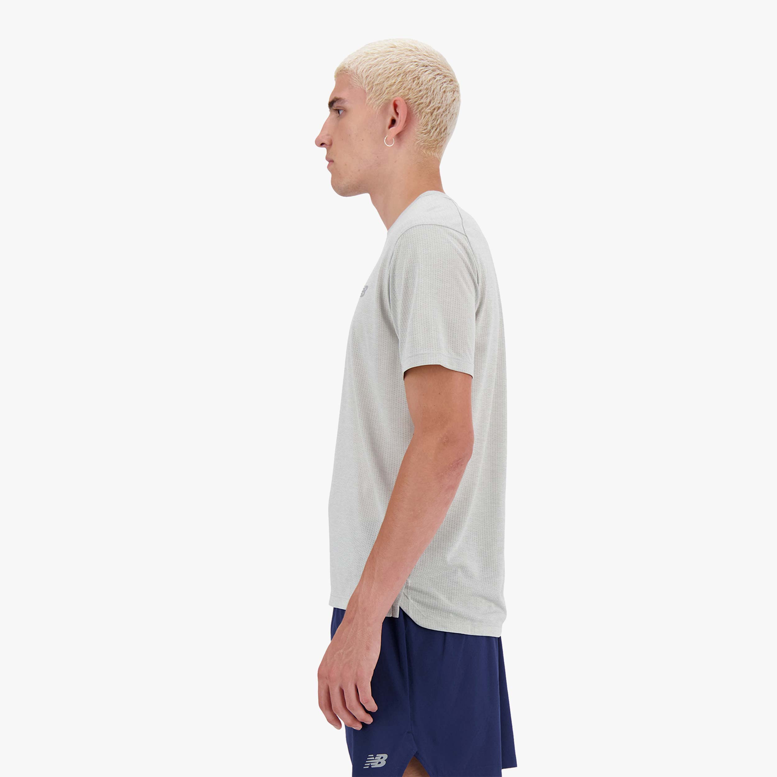 New Balance Polera Athletics, GRIS, hi-res