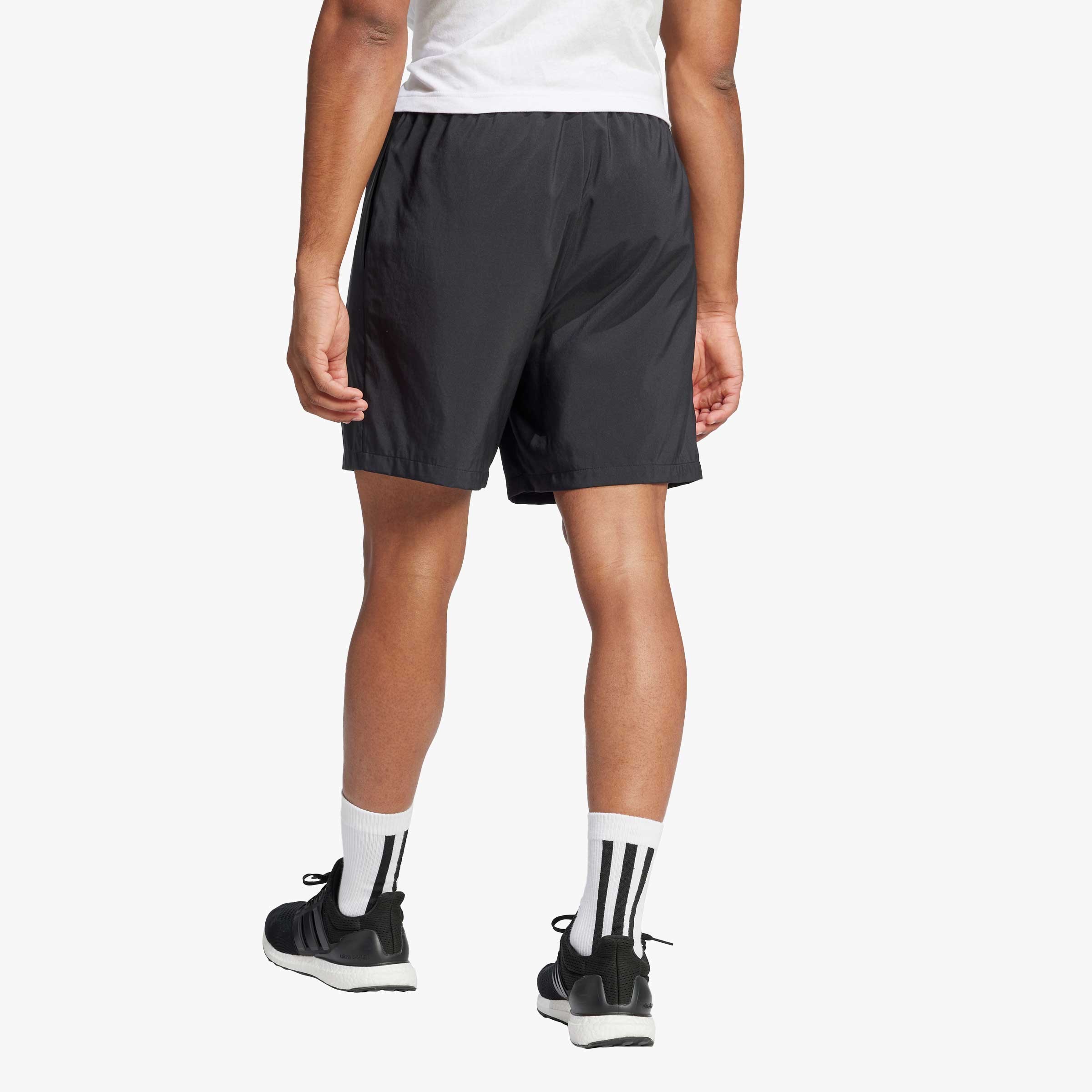adidas Shorts Essentials Linear Logo, NEGRO, hi-res