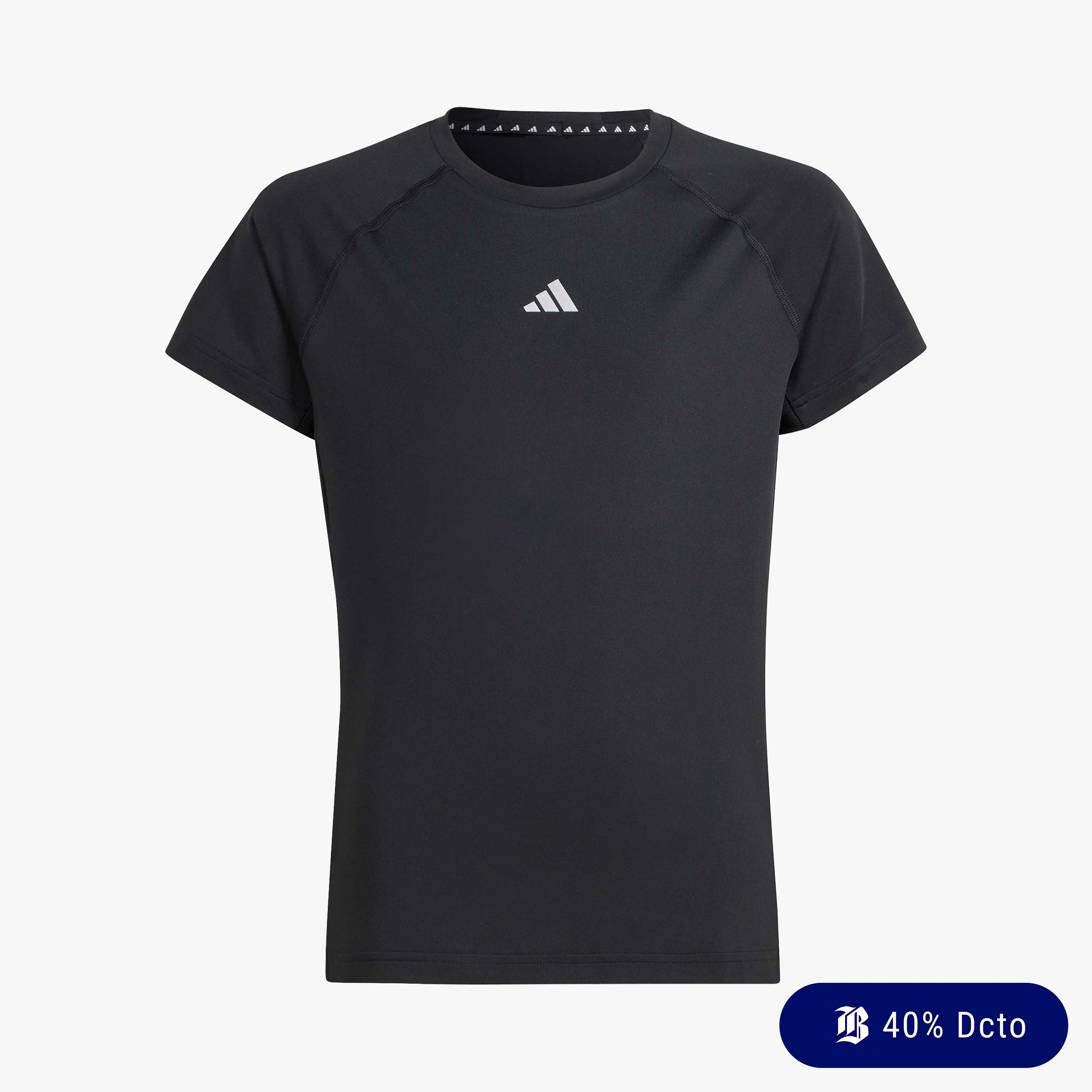 adidas Polera Kids, BLANCO, hi-res