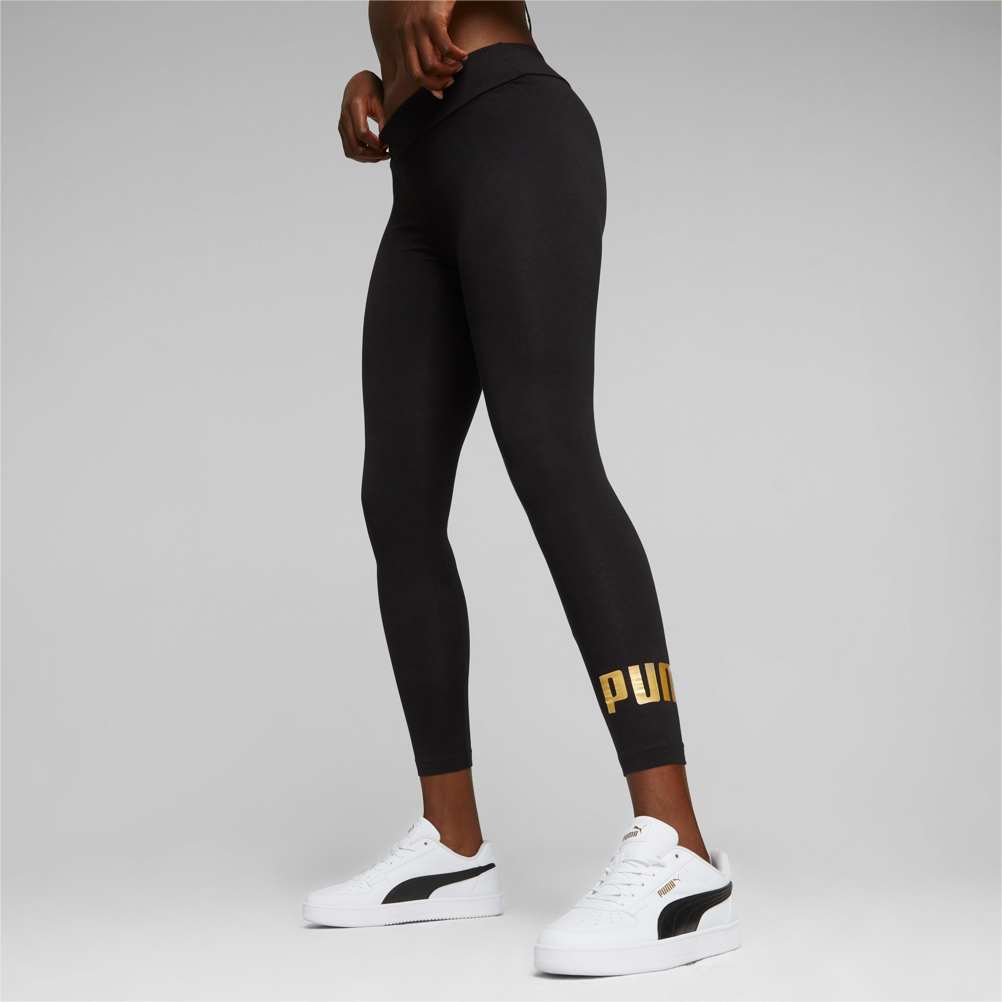 Puma Calzas Essentials+ Metallic, NEGRO, hi-res