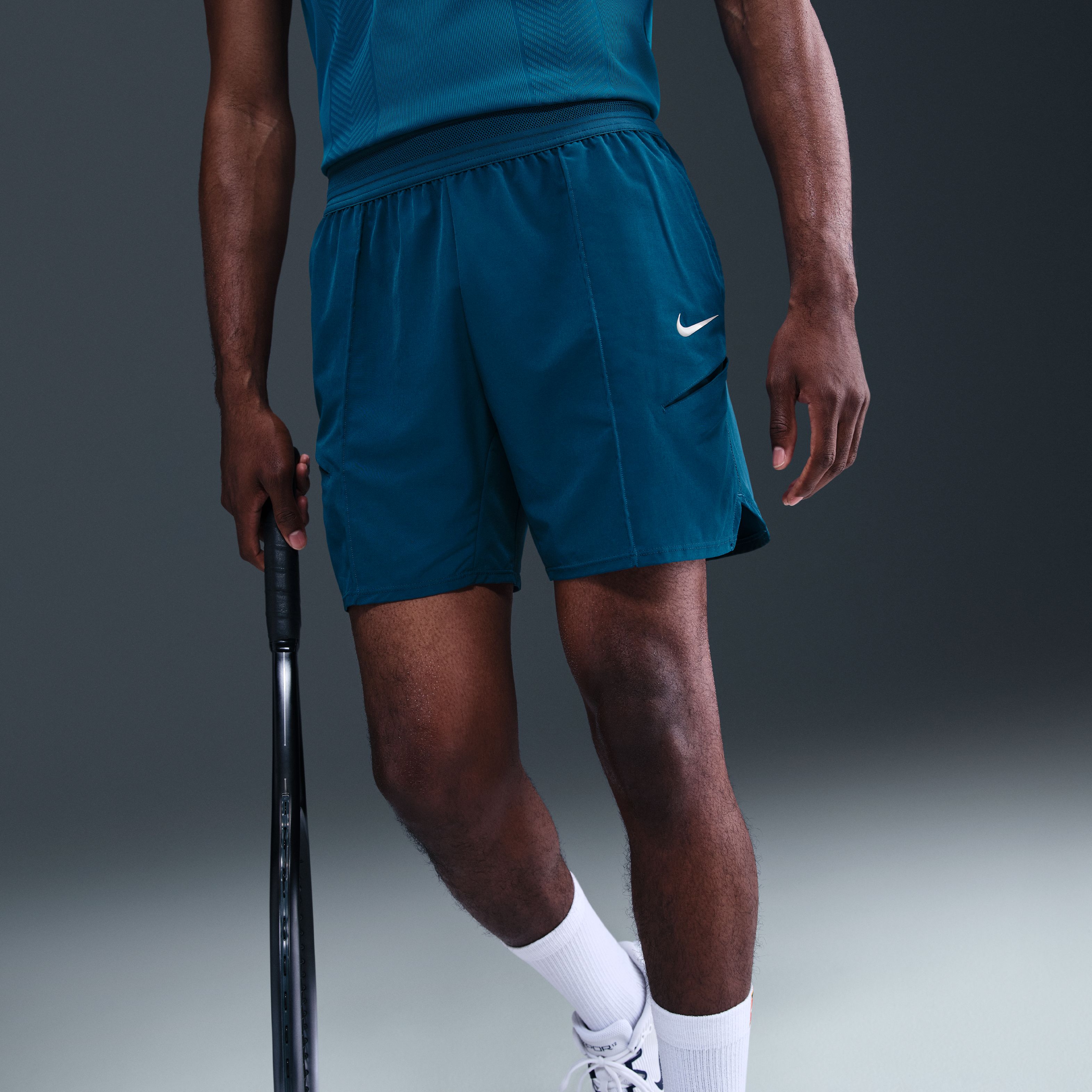 Nike Shorts Court Slam, AZUL, hi-res