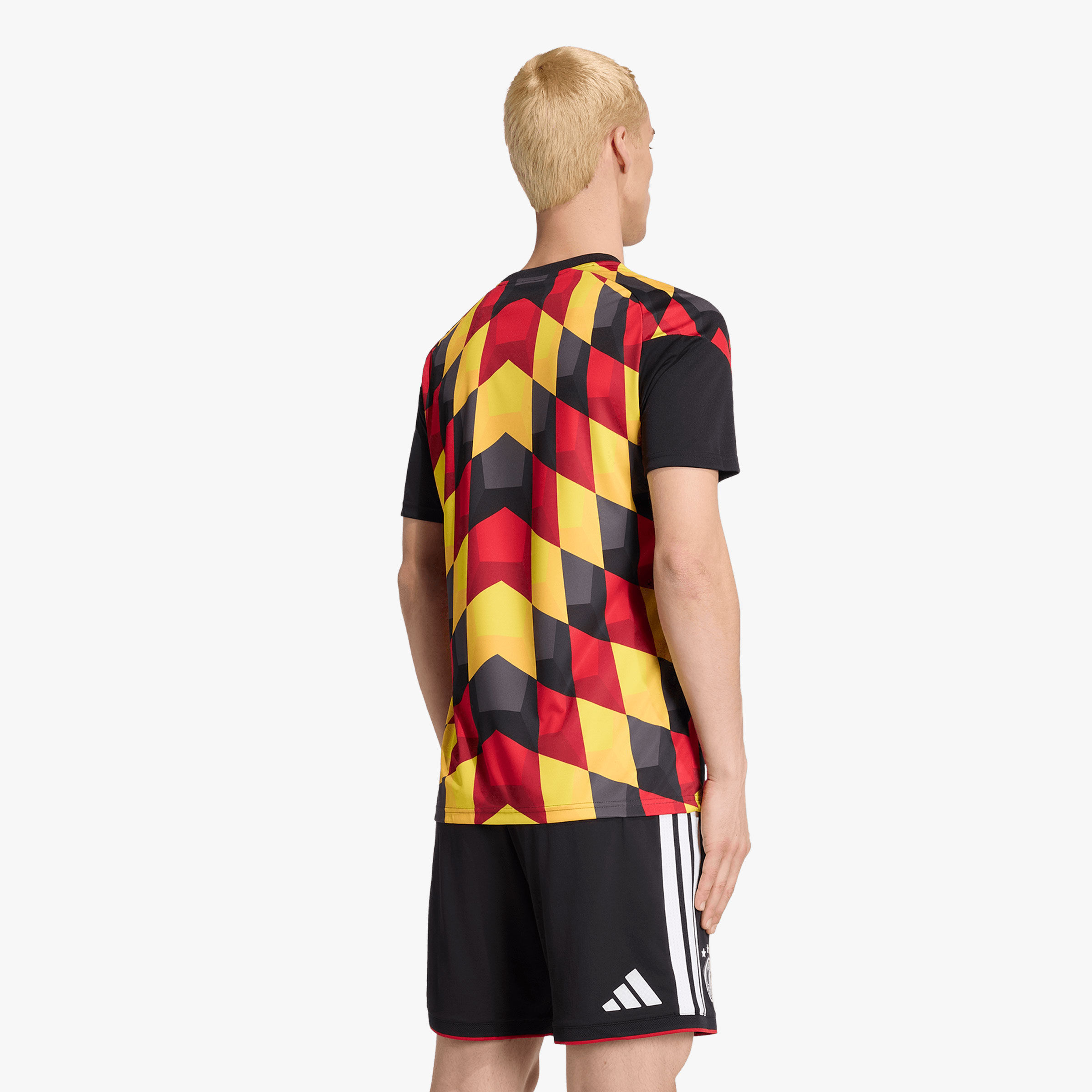 adidas Camiseta Prepartido Local Alemania 26, NEGRO, hi-res