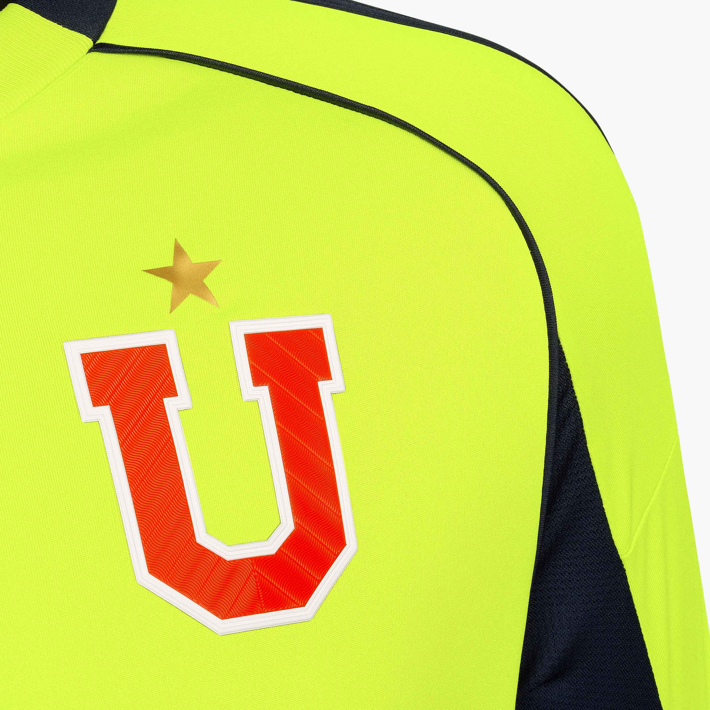 adidas Tercera Camiseta Universidad de Chile, AMARILLO, hi-res