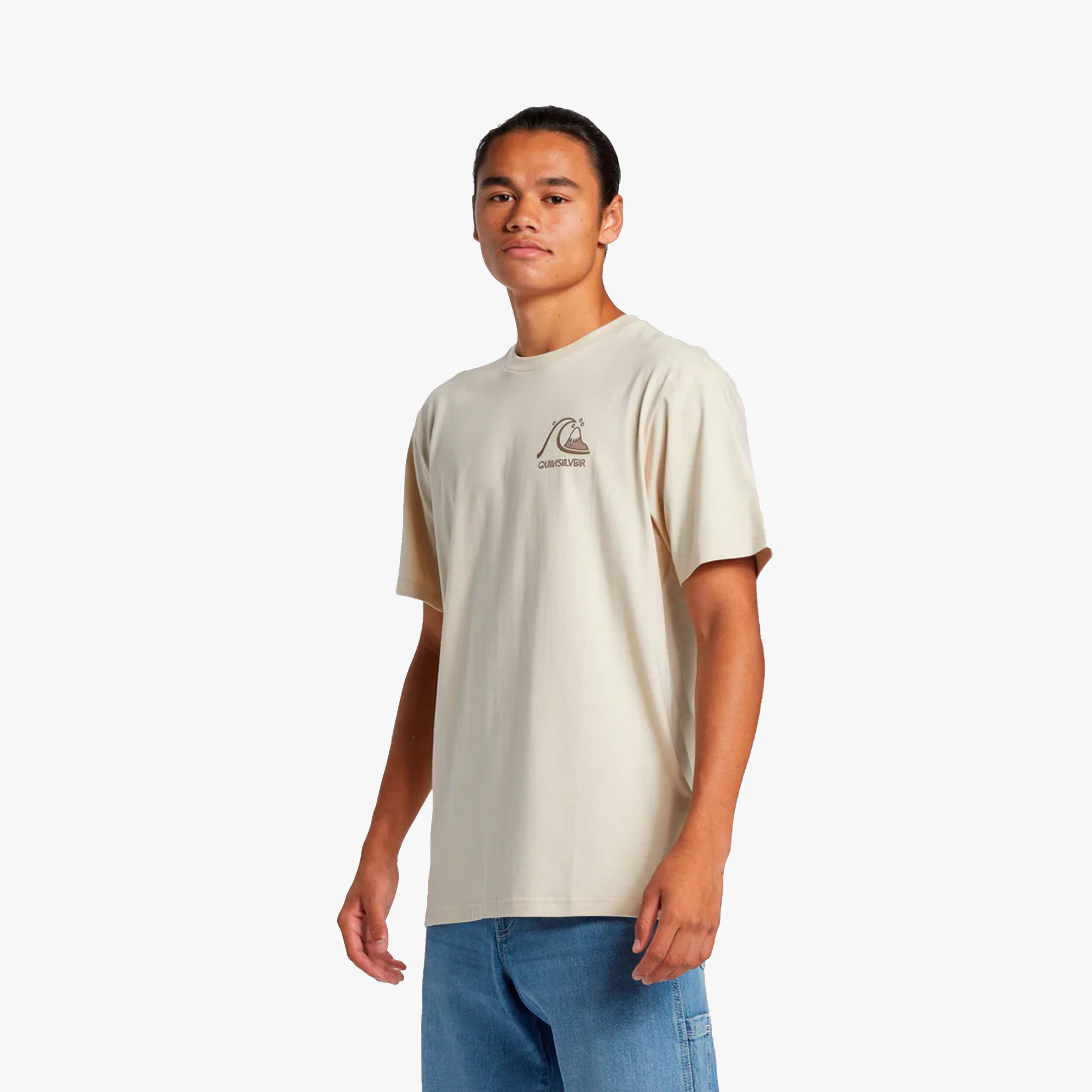 Quiksilver Polera Omni Checked, BLANCO, hi-res