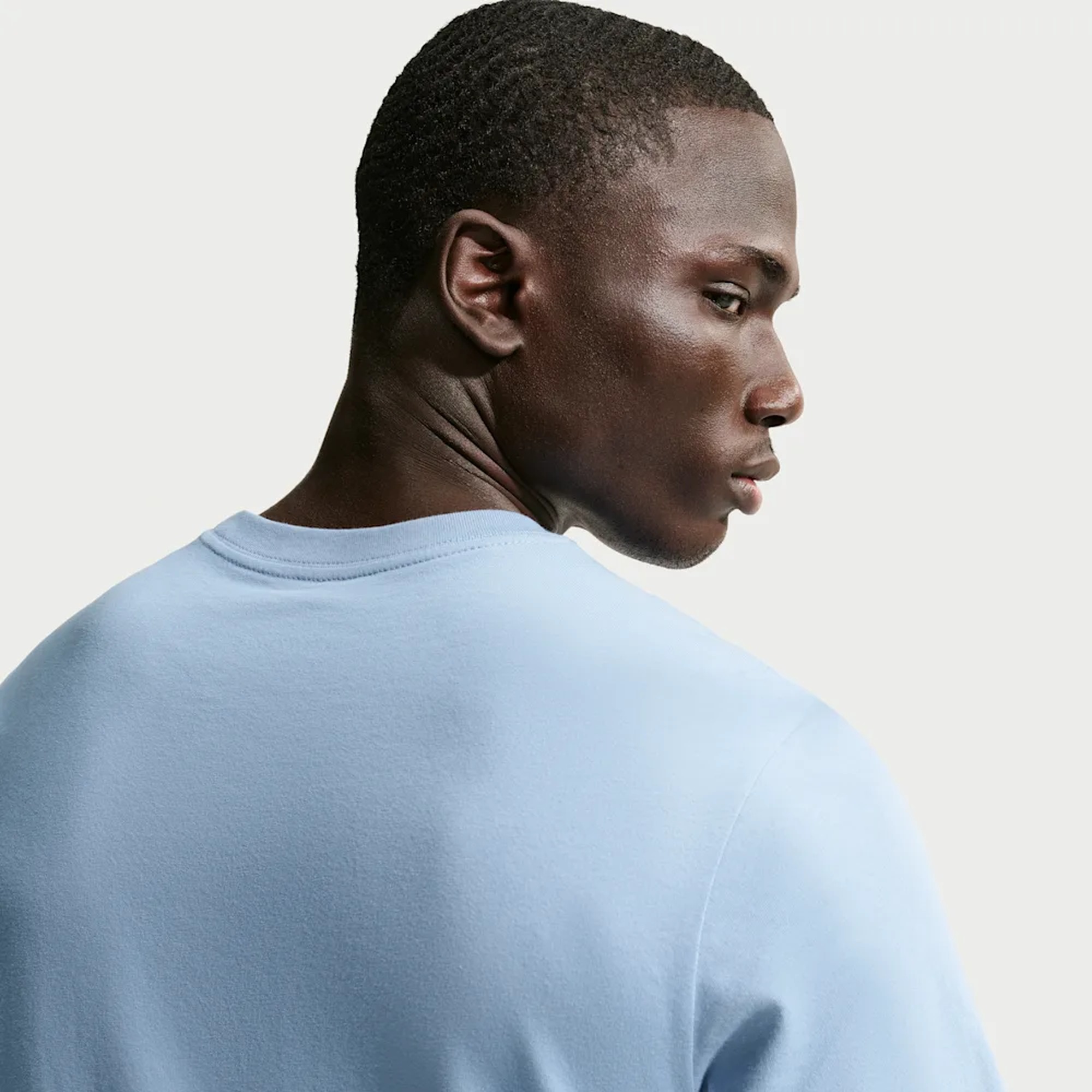 Nike Polera Dri-FIT Big Logo, AZUL, hi-res