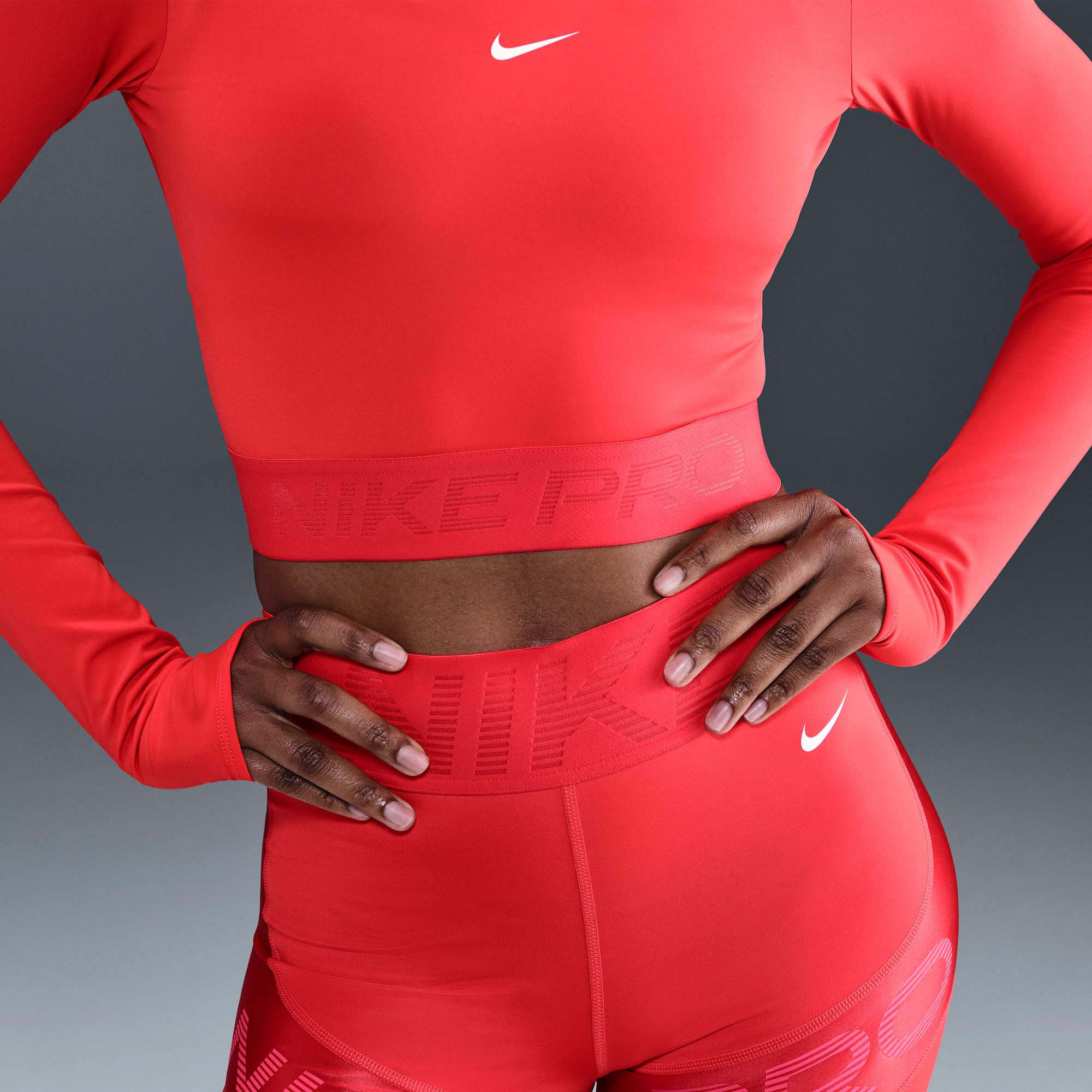 Nike Shorts Pro Sculpt, ROJO, hi-res