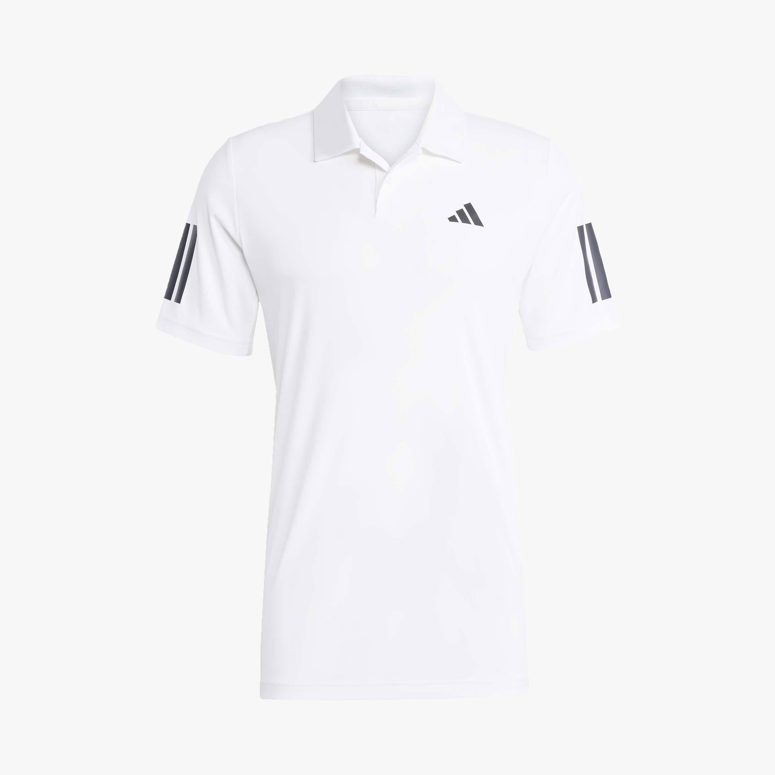adidas Polera Club Tennis 3 bandas, BLANCO, hi-res