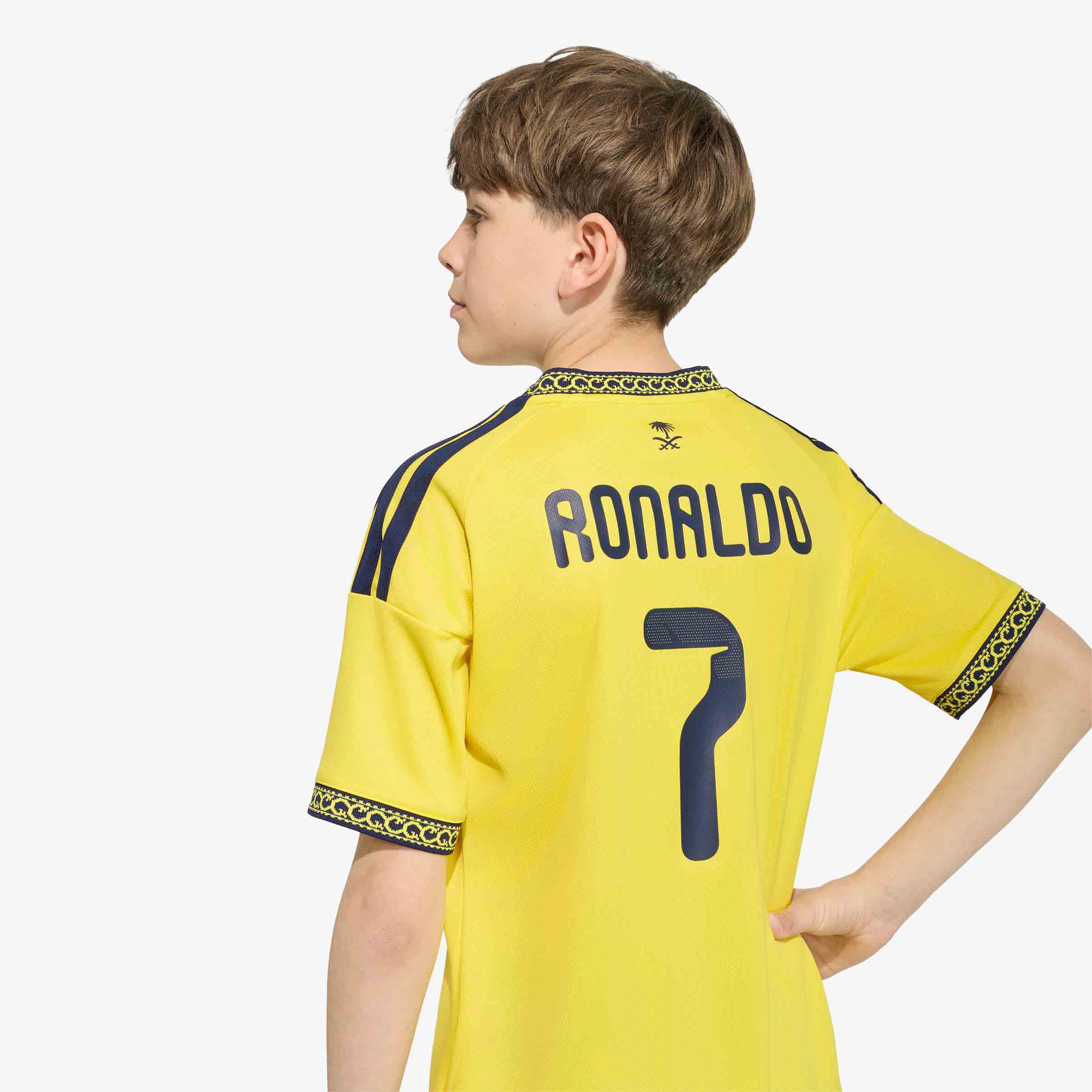 adidas Camiseta Al Nassr FC Local 26/27 N&N Ni&ntilde;os, AMARILLO, hi-res