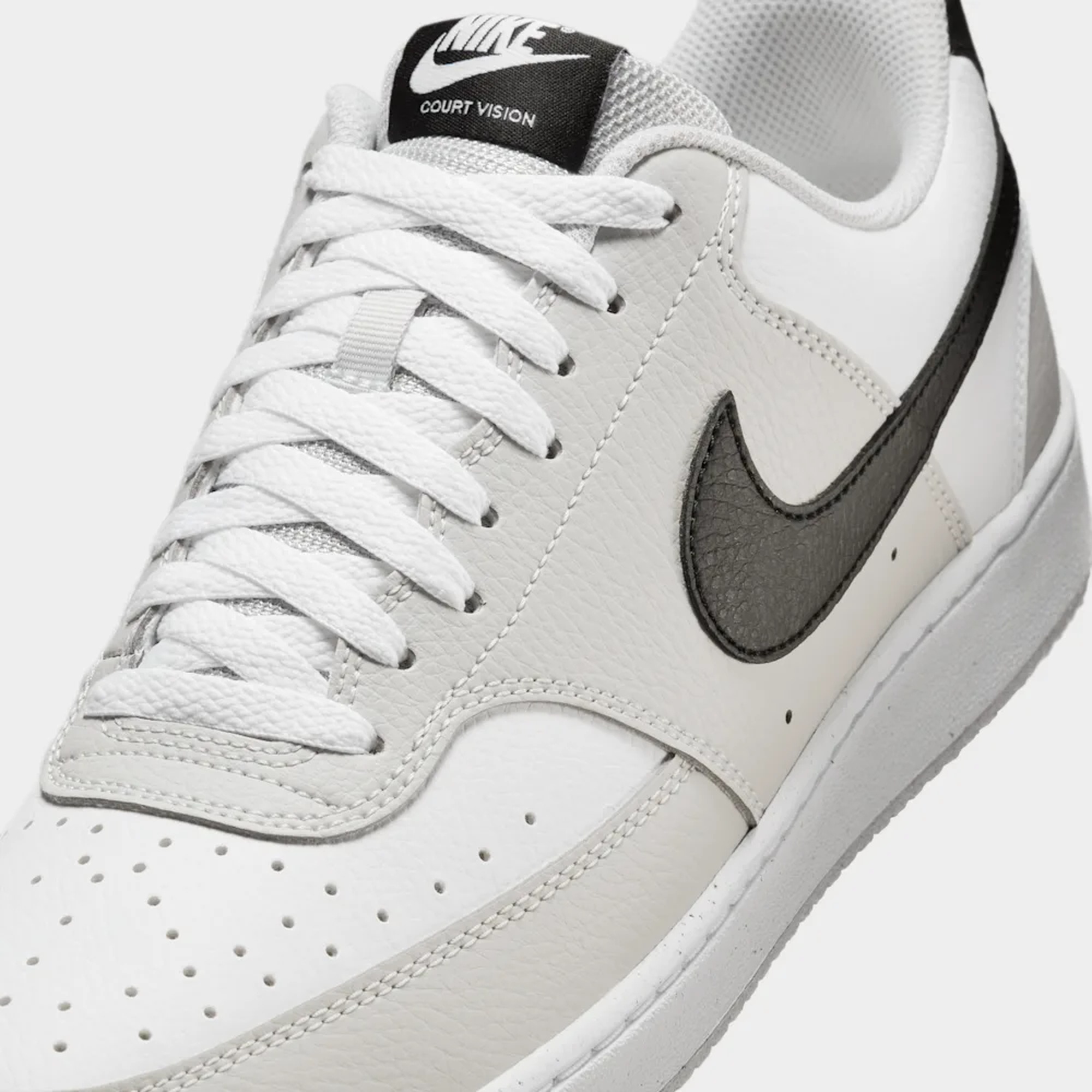 Nike Court Vision Low, NEGRO, hi-res