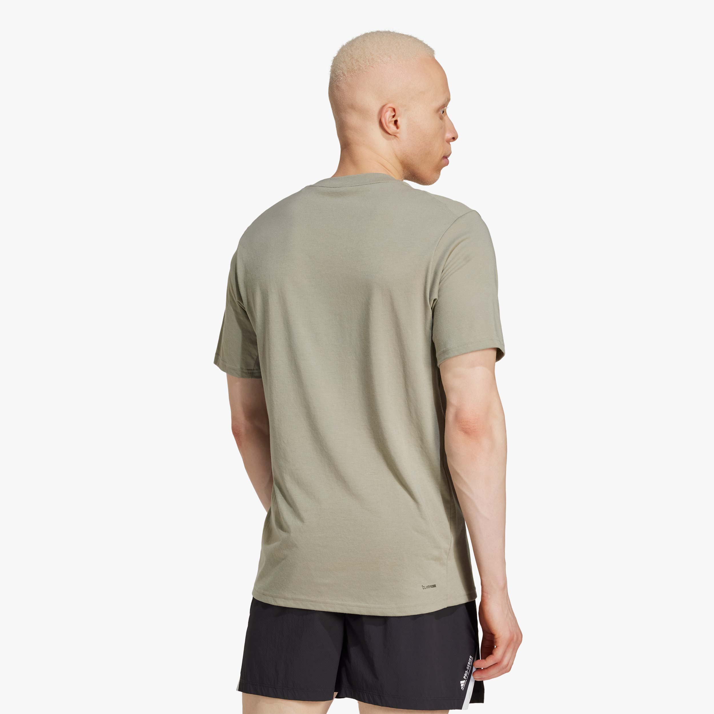 adidas Polera Climacool Training Camo Logo Graphic, GRIS, hi-res
