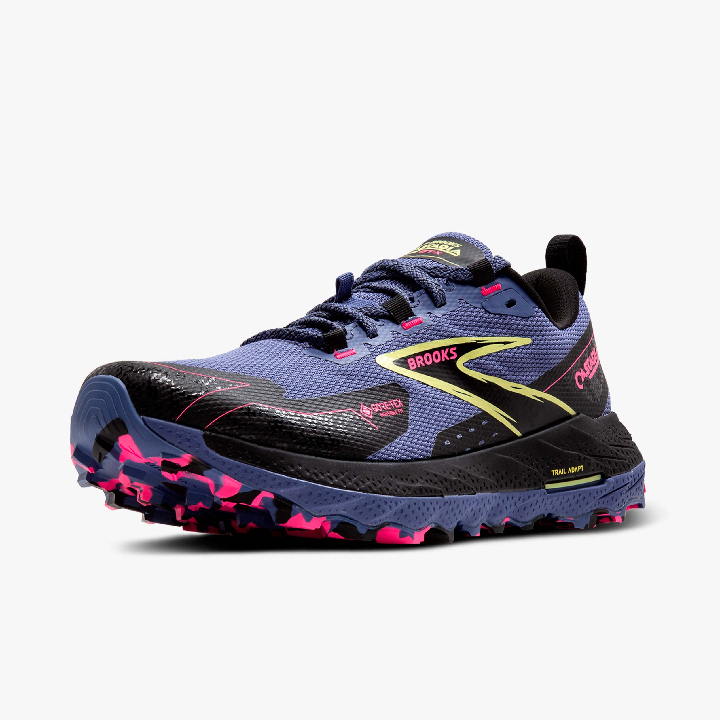 Brooks Zapatillas Cascadia 18, AZUL, hi-res