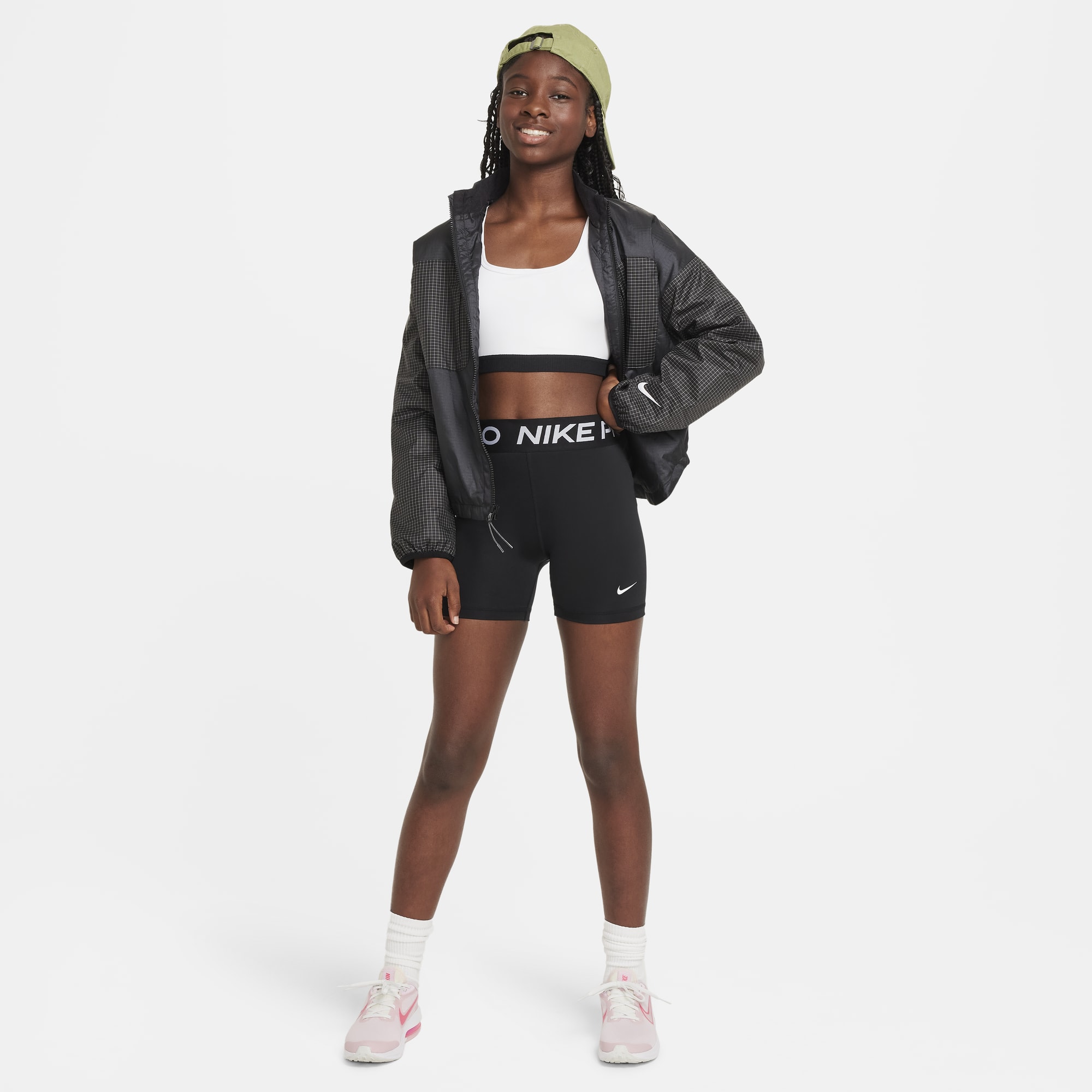 Nike Pro, NEGRO, hi-res