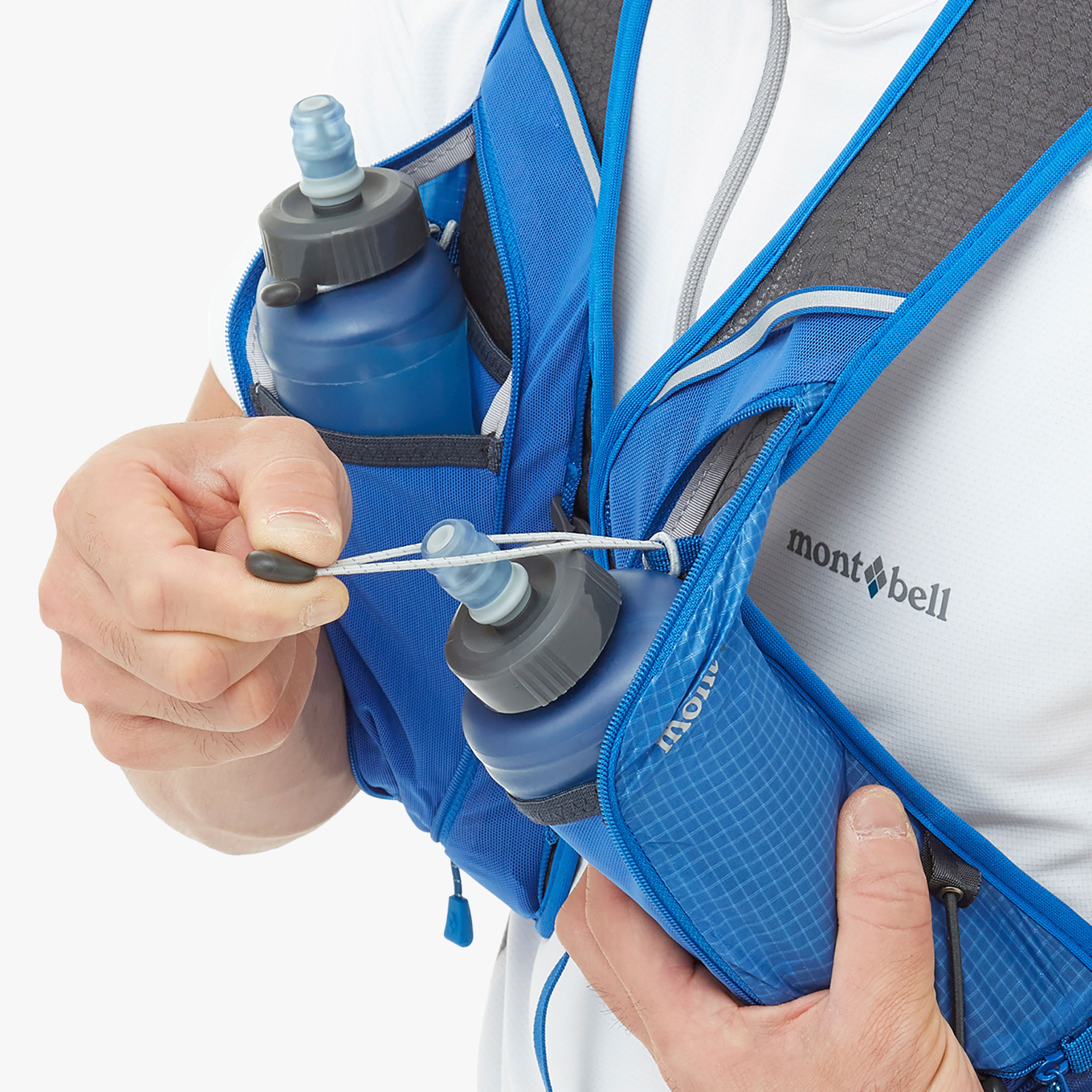 Mont-Bell Mochila Cross Runner Pack 15, AZUL, hi-res