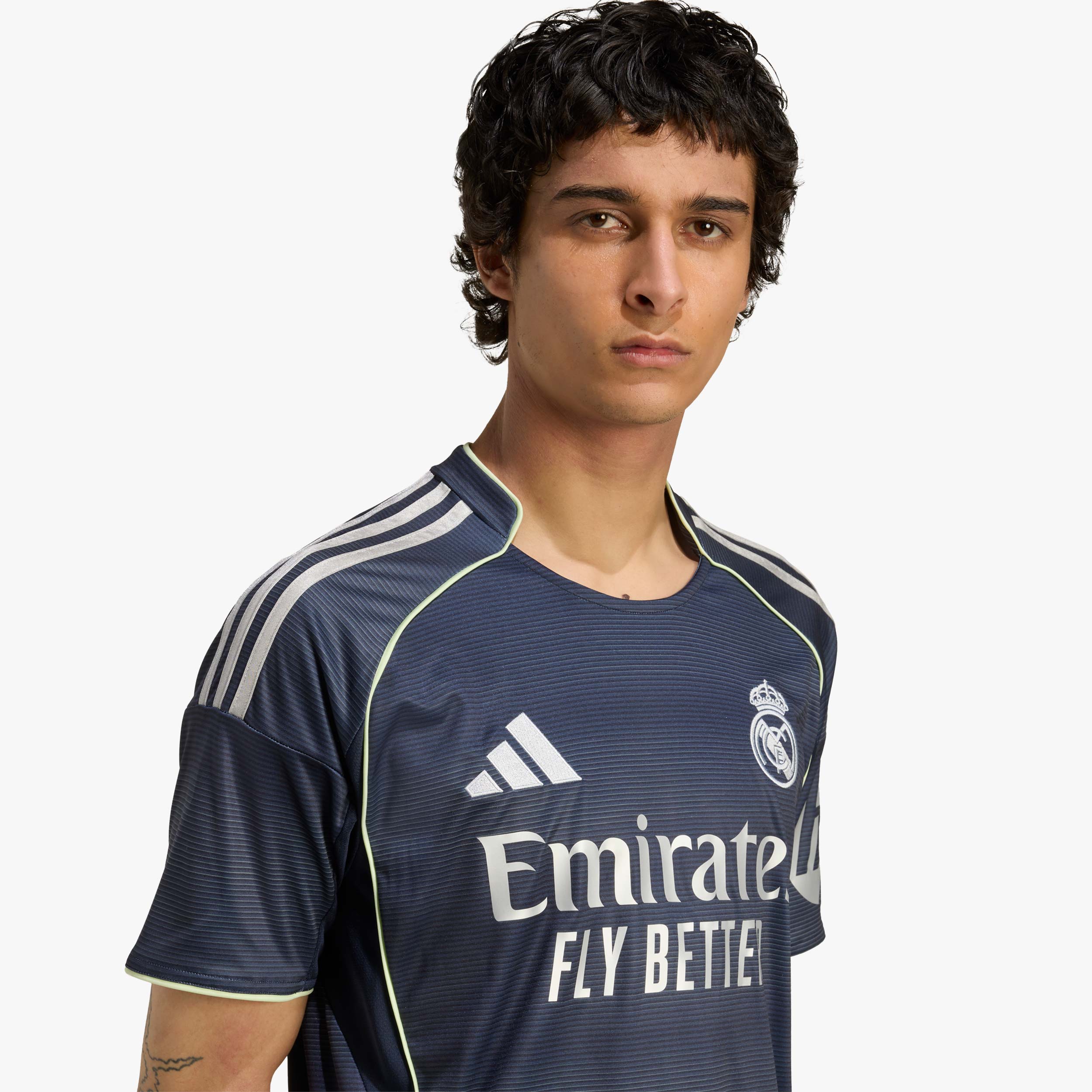 adidas Polera Visitante Real Madrid 25/26, AZUL, hi-res