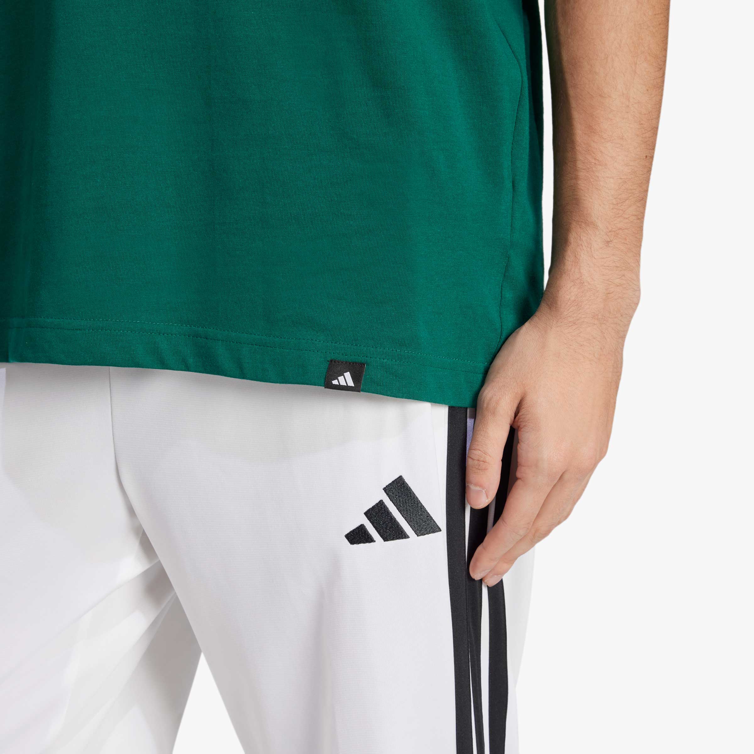 adidas Polera Tech Outline Estampado, VERDE, hi-res