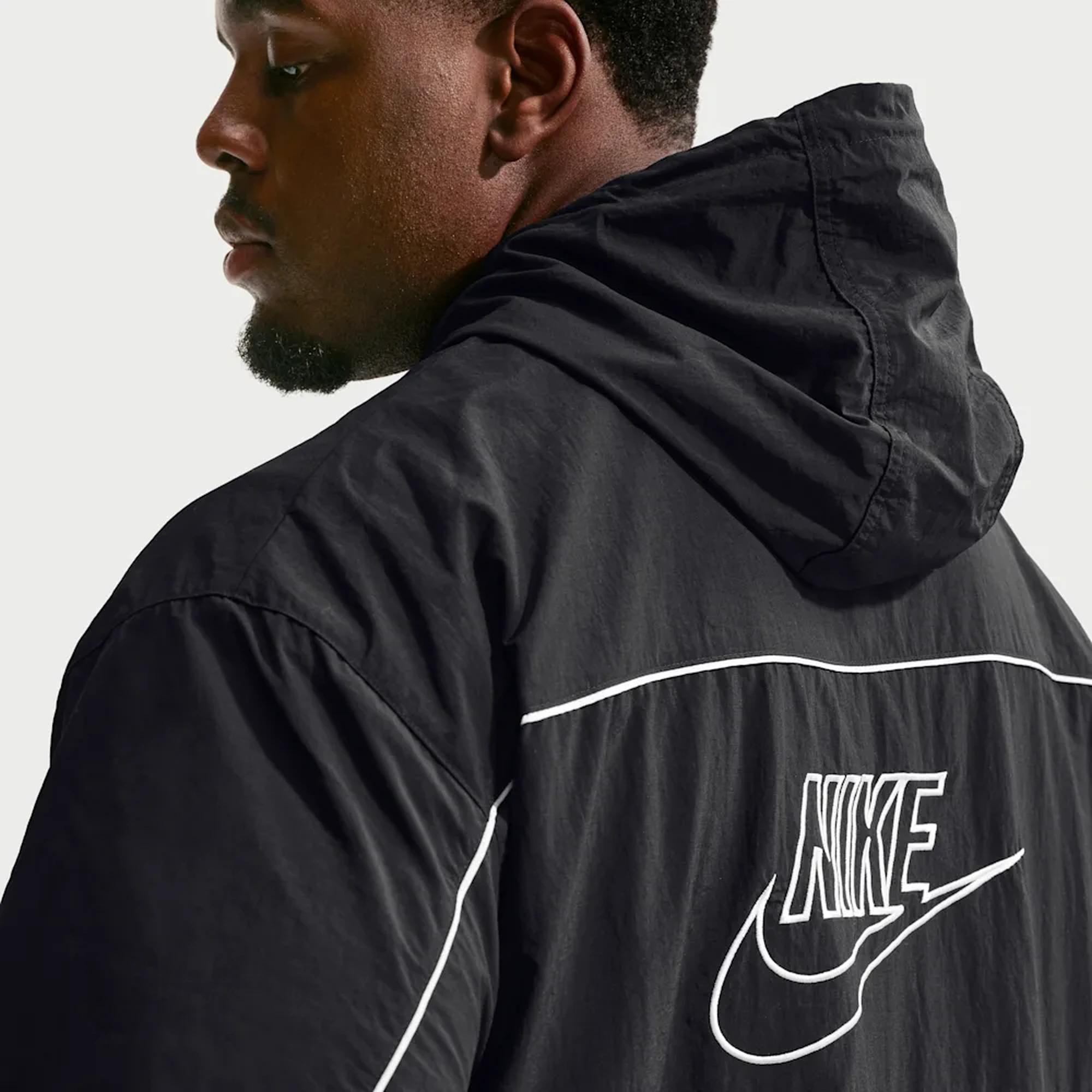 Nike Chaqueta Club, NEGRO, hi-res