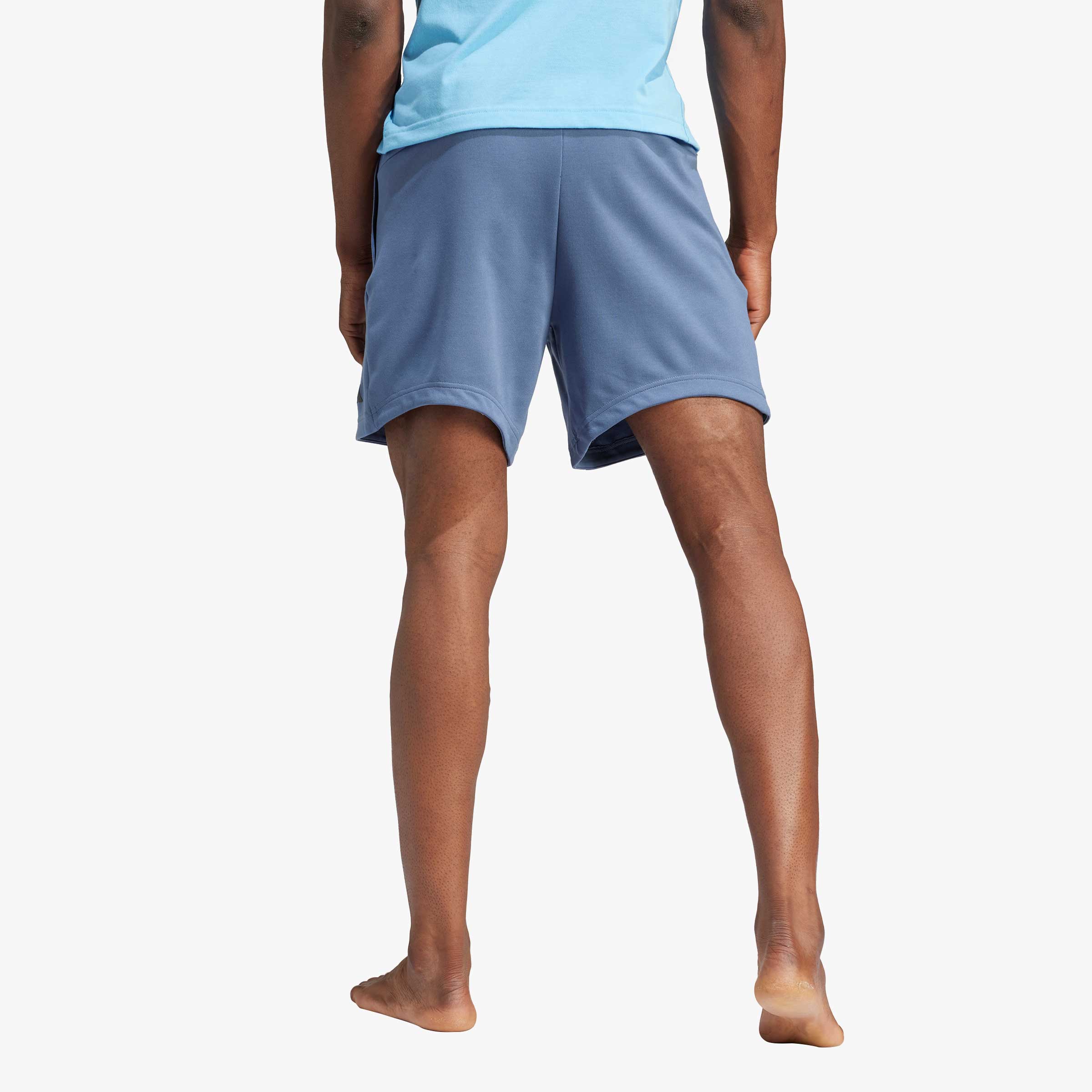 adidas Shorts de Entrenamiento Yoga, AZUL, hi-res