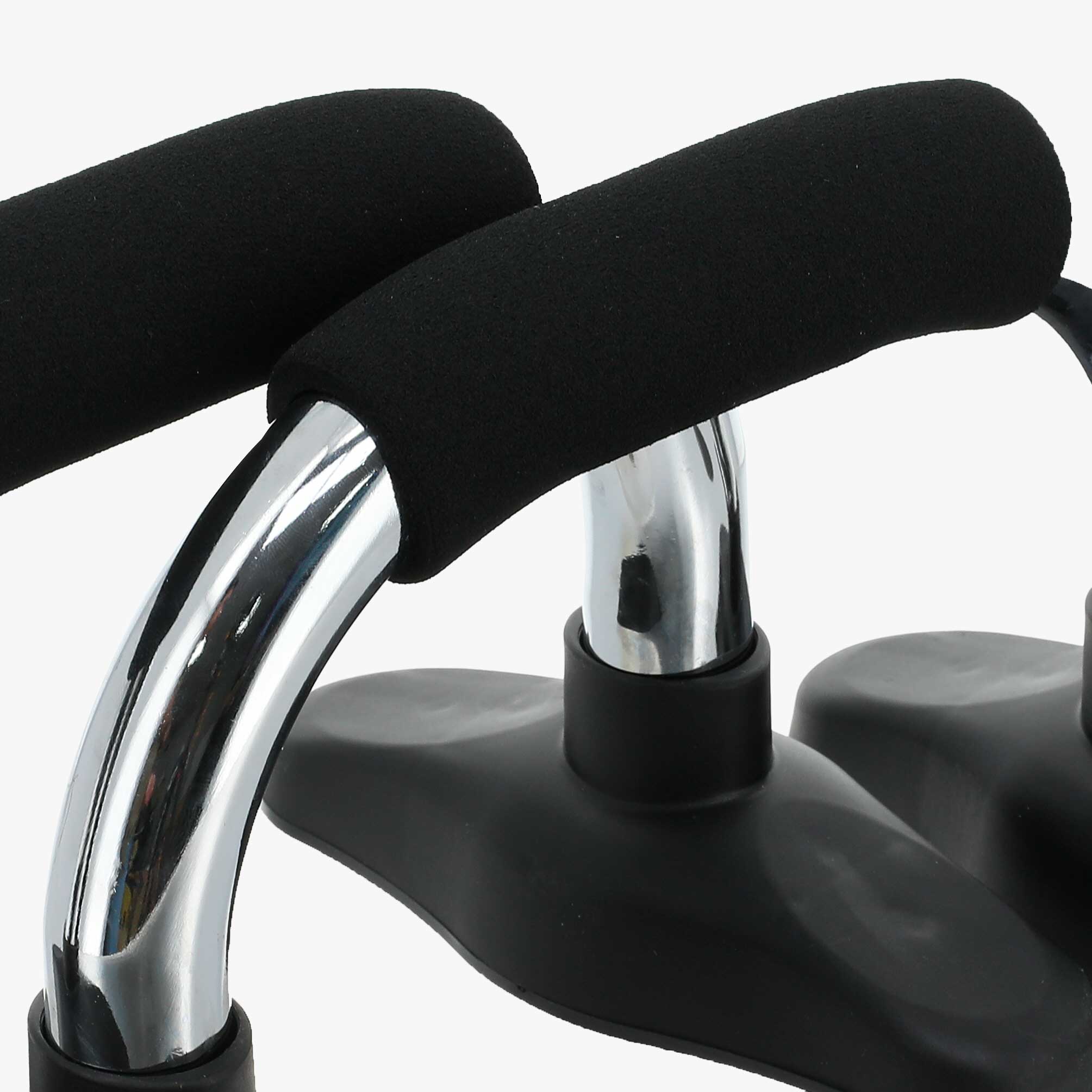 Gym Power Steel Push Up Stands, NEGRO, hi-res