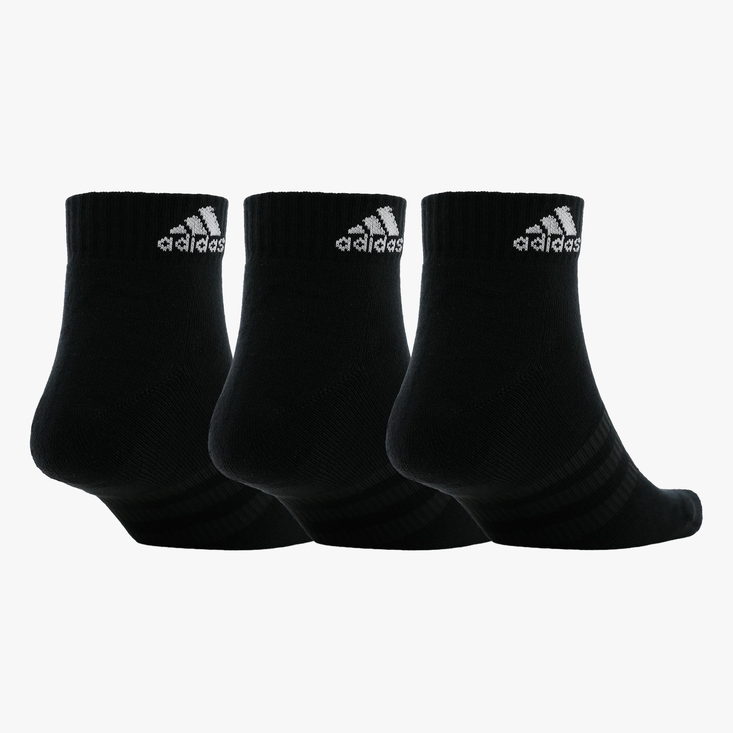 adidas Calcetines Acolchados Sportswear Tobilleras 3 Pares, NEGRO, hi-res