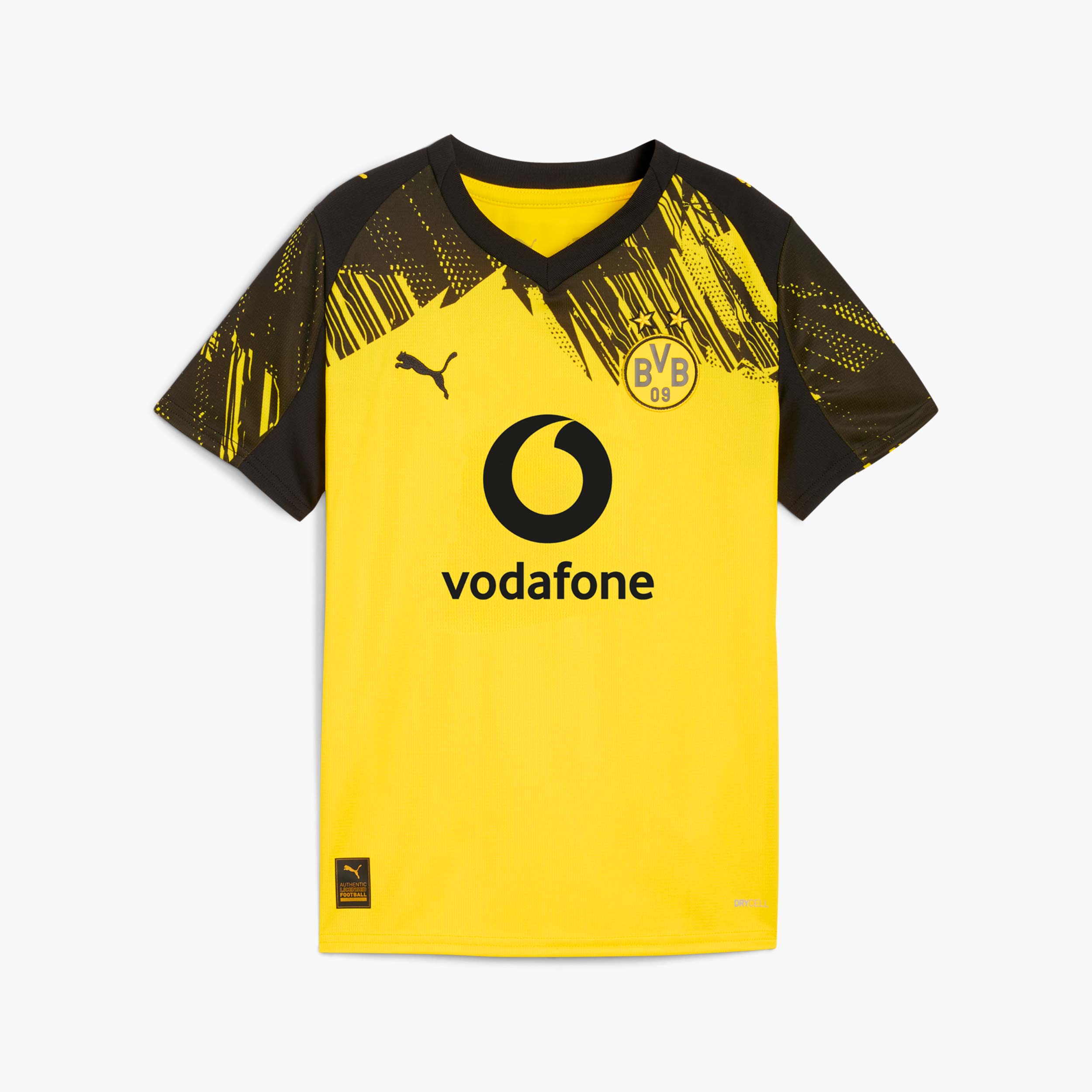 Puma Camiseta BVB Local R&eacute;plica 24/25 Ni&ntilde;os, AMARILLO, hi-res