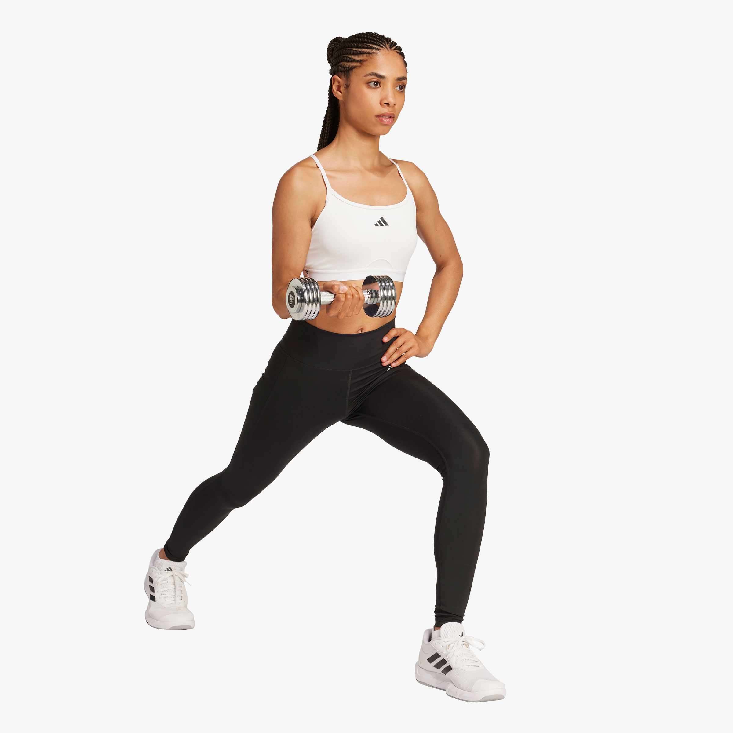 adidas Top Deportivo Aeroreact, BLANCO, hi-res