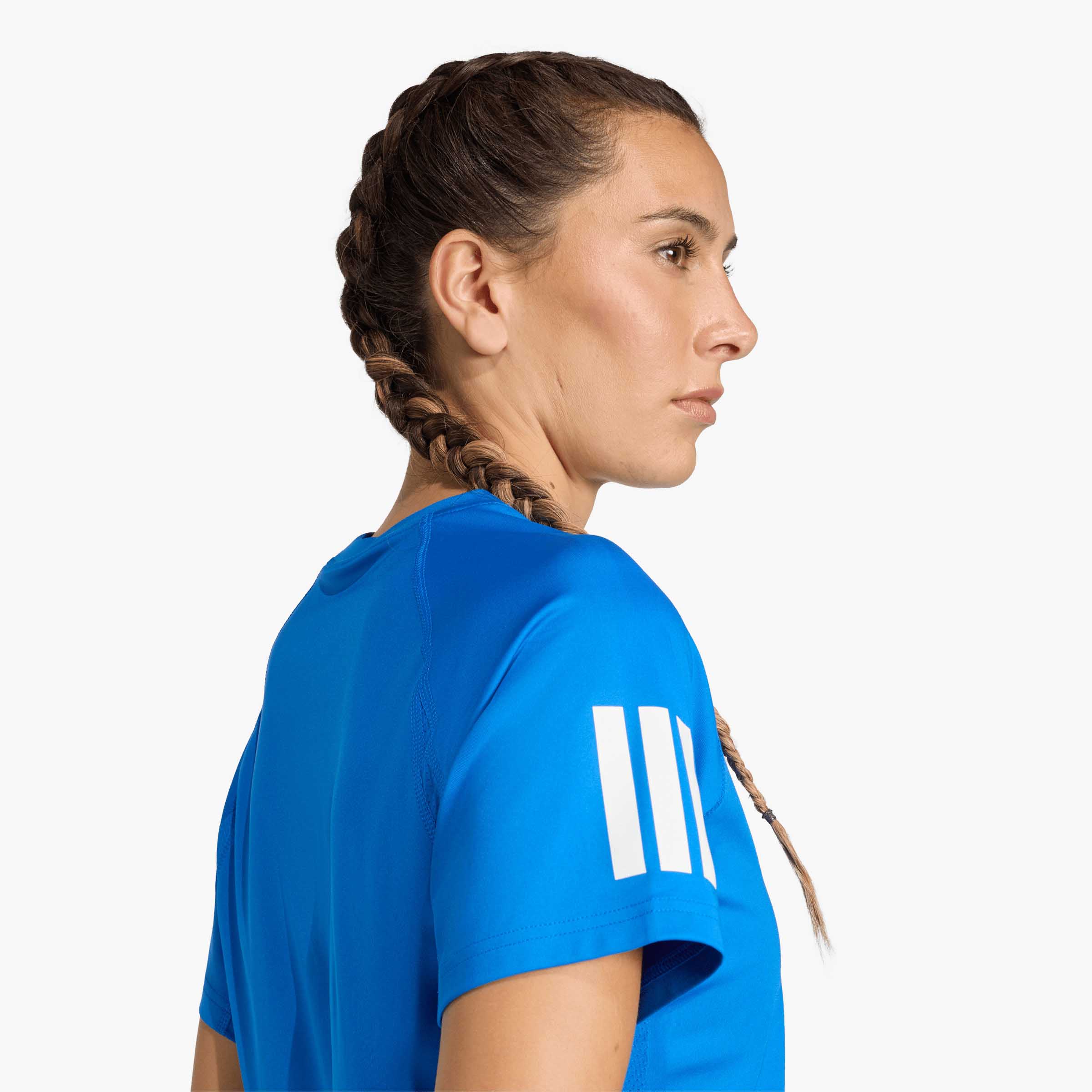 adidas Polera de Tenis Club Climacool 3 Tiras, AMARILLO, hi-res