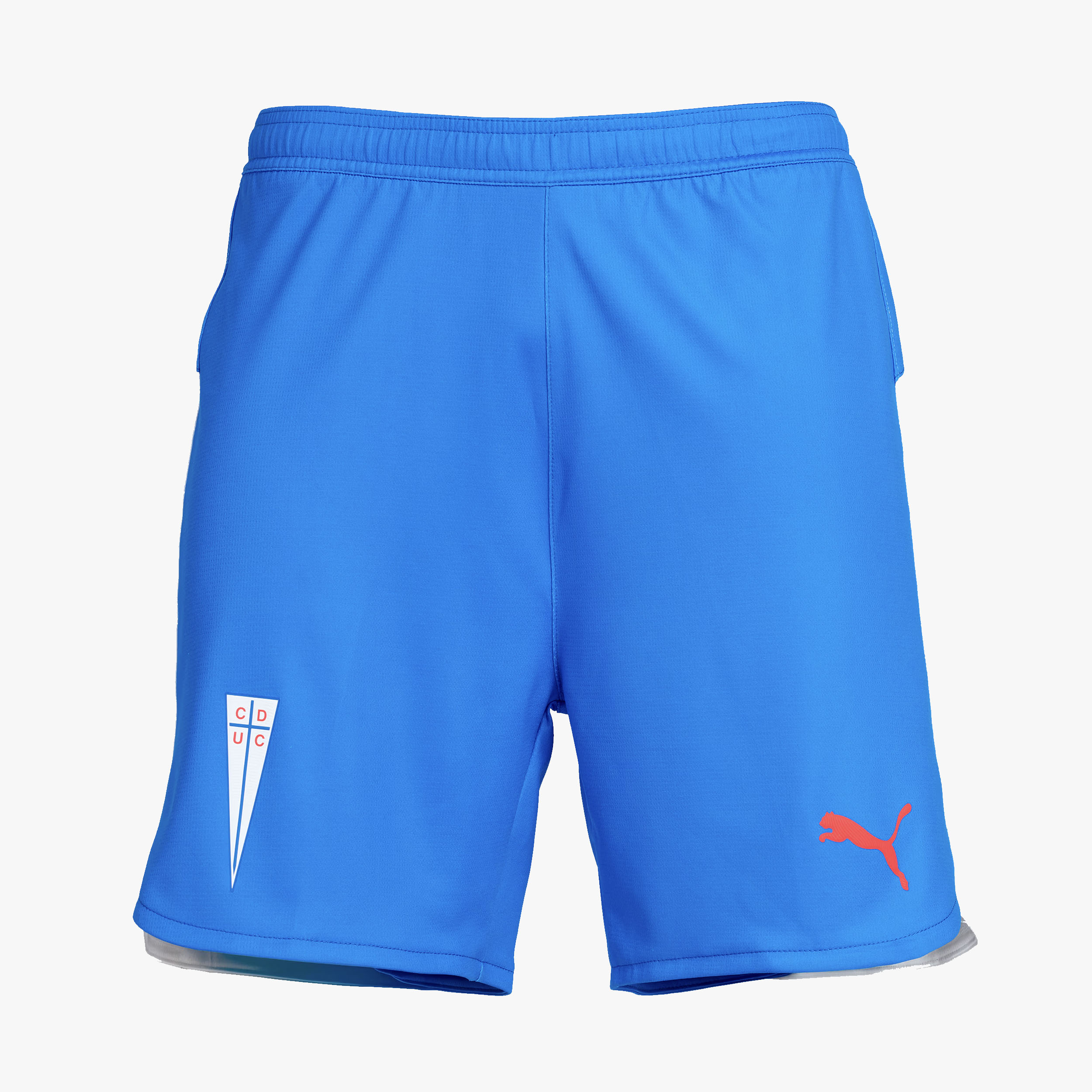 Puma Shorts Universidad Cat&oacute;lica Local 25/26 Ni&ntilde;o, AZUL, hi-res