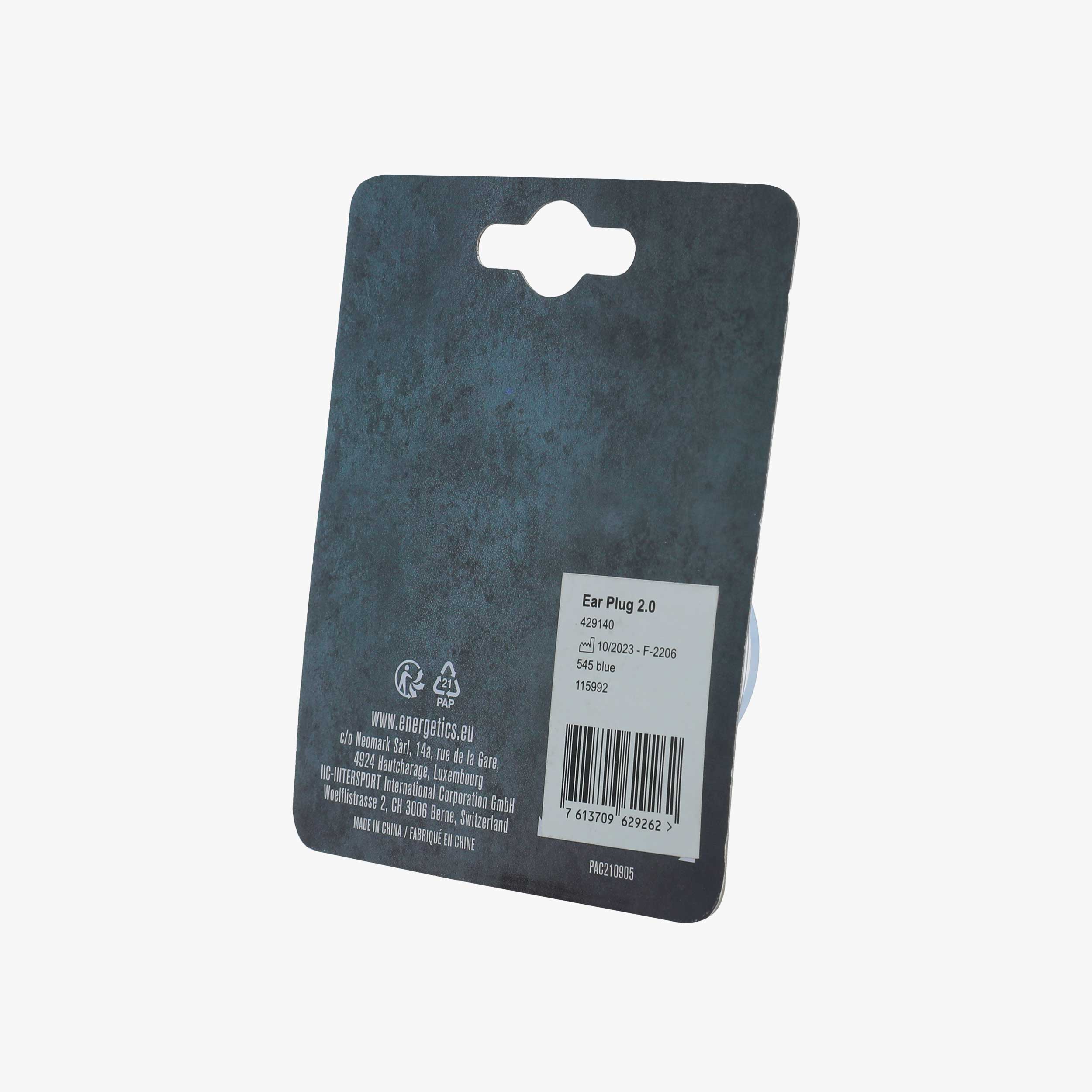 Energetics Ear Plug 2.0, AZUL, hi-res