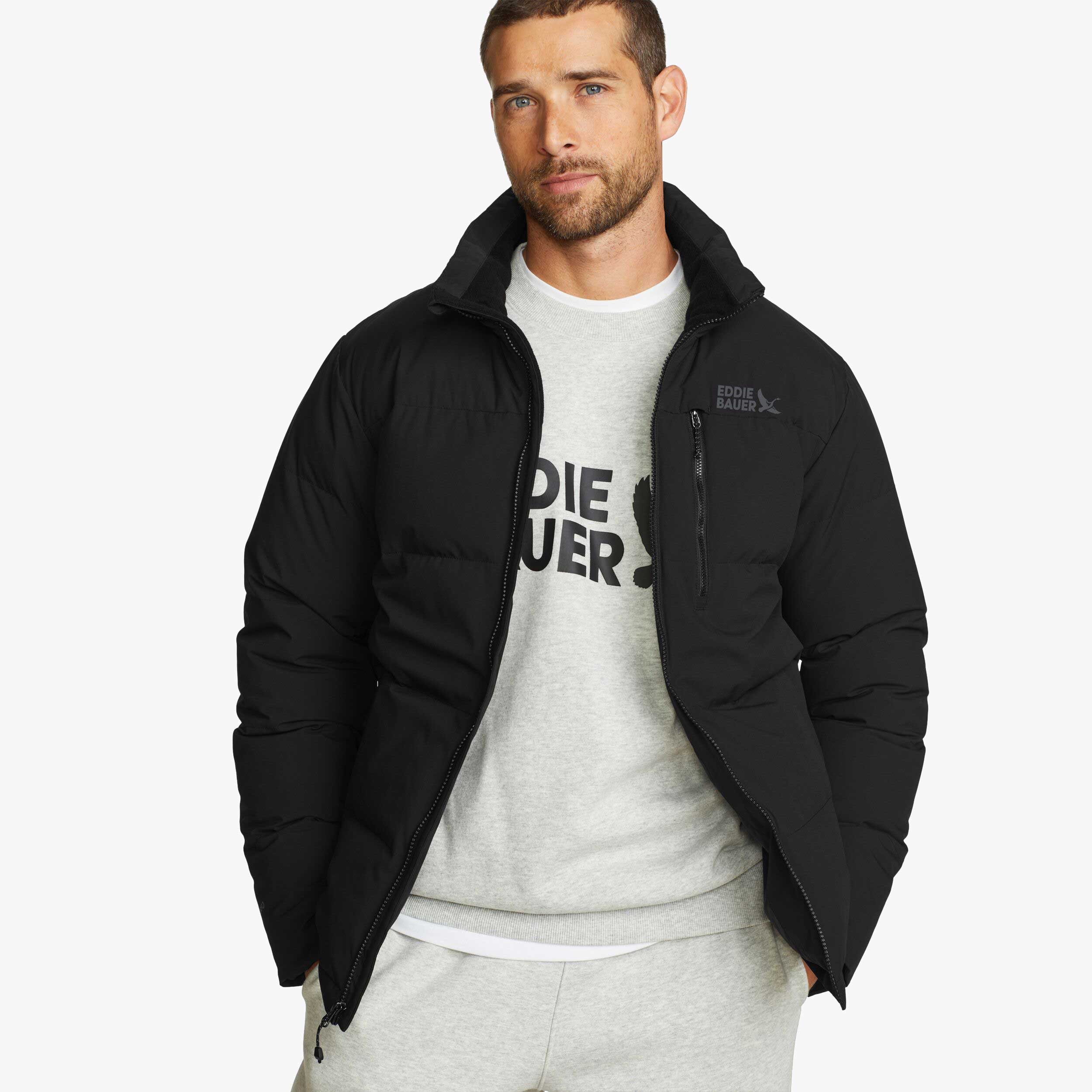 Eddie Bauer Essential Down Jkt, NEGRO, hi-res