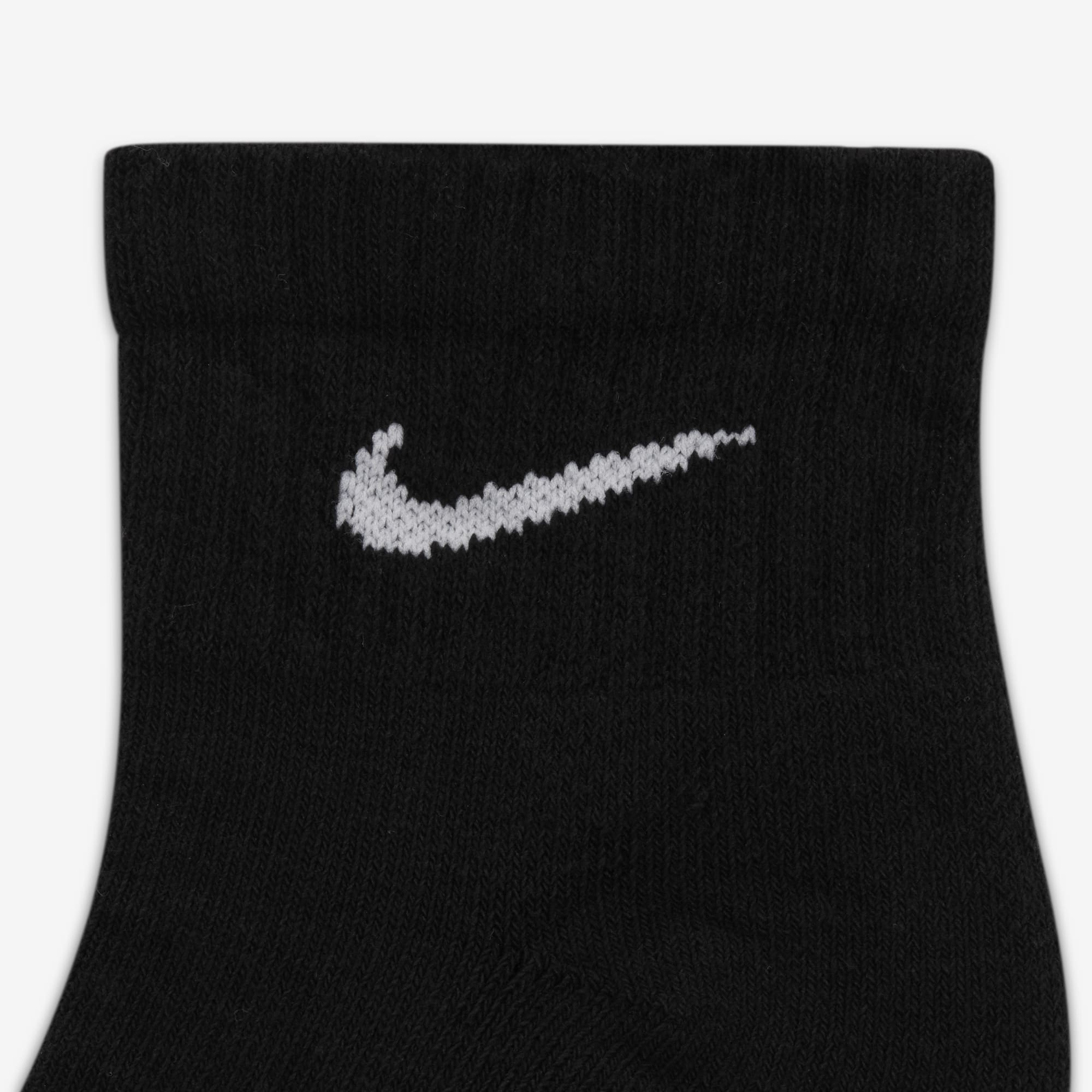 Nike Calcetines Everyday Cushioned Tobilleras 6 Pares, NEGRO, hi-res