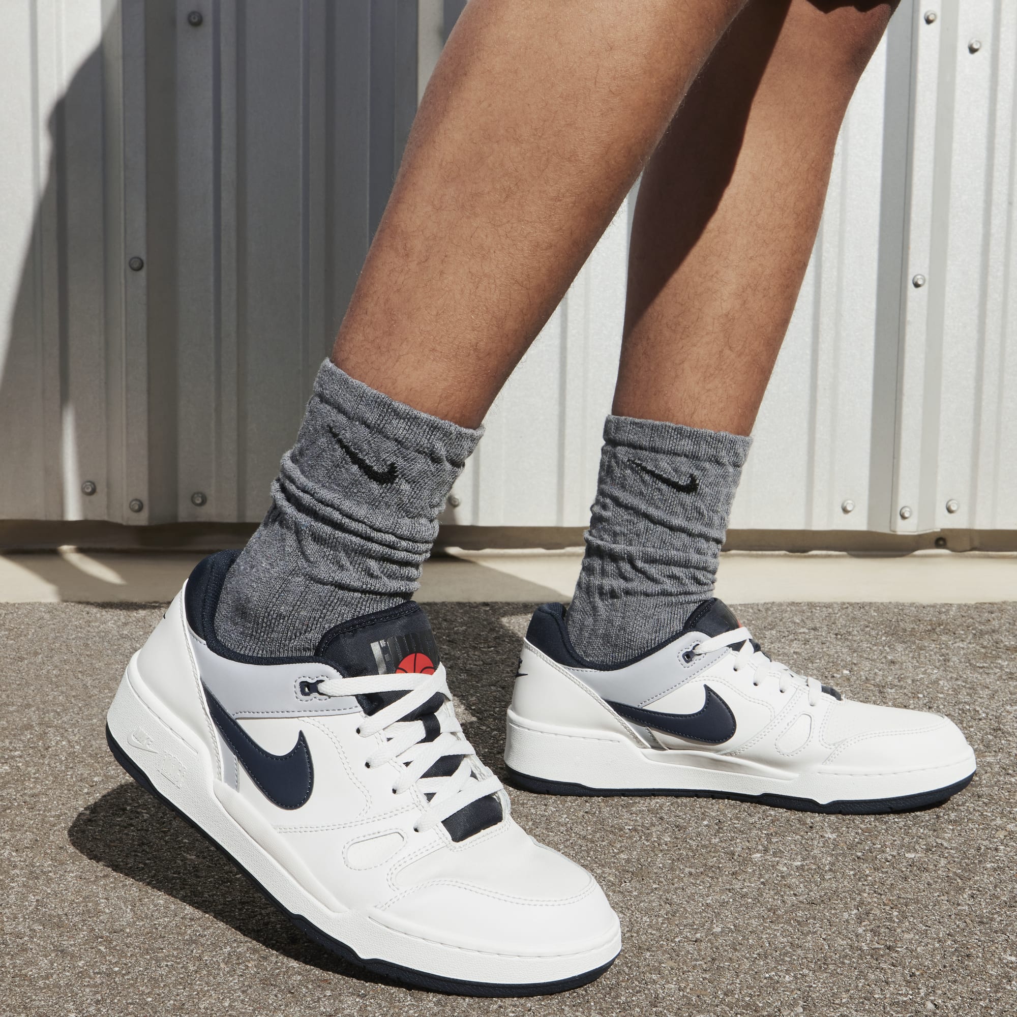 Nike Full Force Low, NEGRO, hi-res