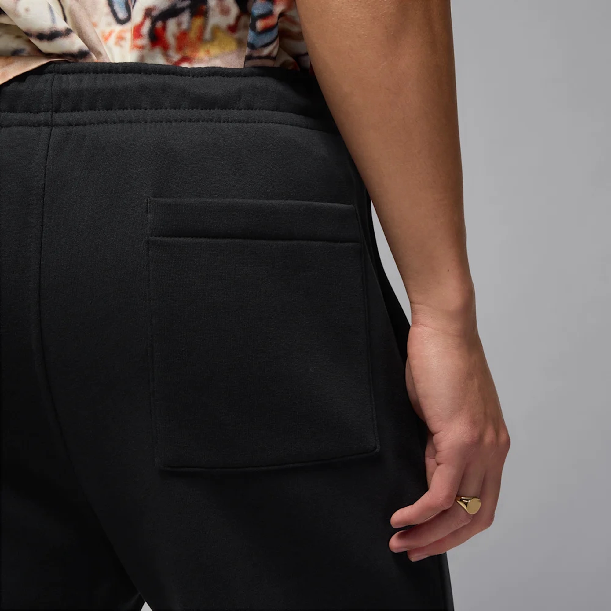 Jordan Pantal&oacute;n Jumpman Fleece, NEGRO, hi-res