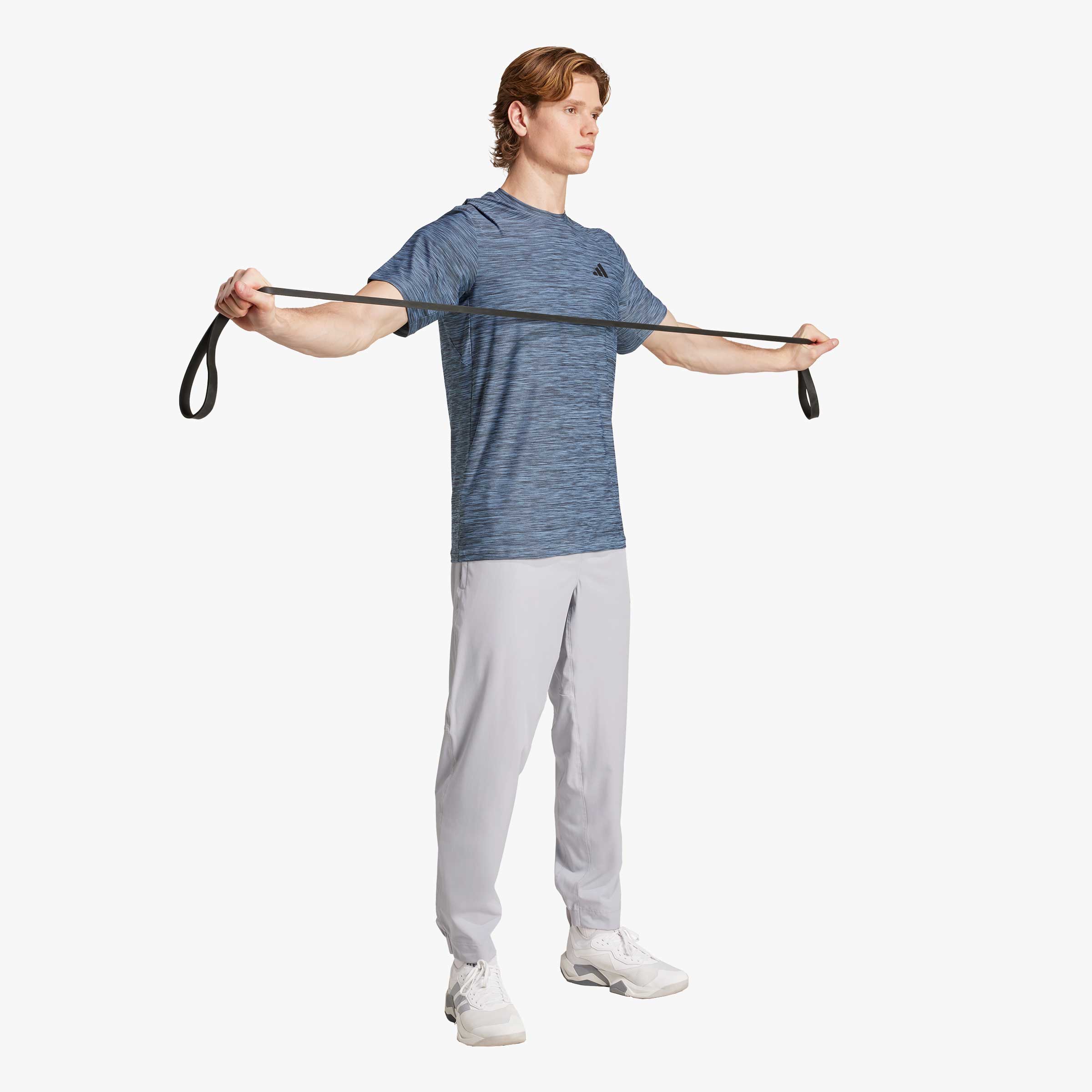 adidas Polera Train Essentials Stretch, AZUL, hi-res