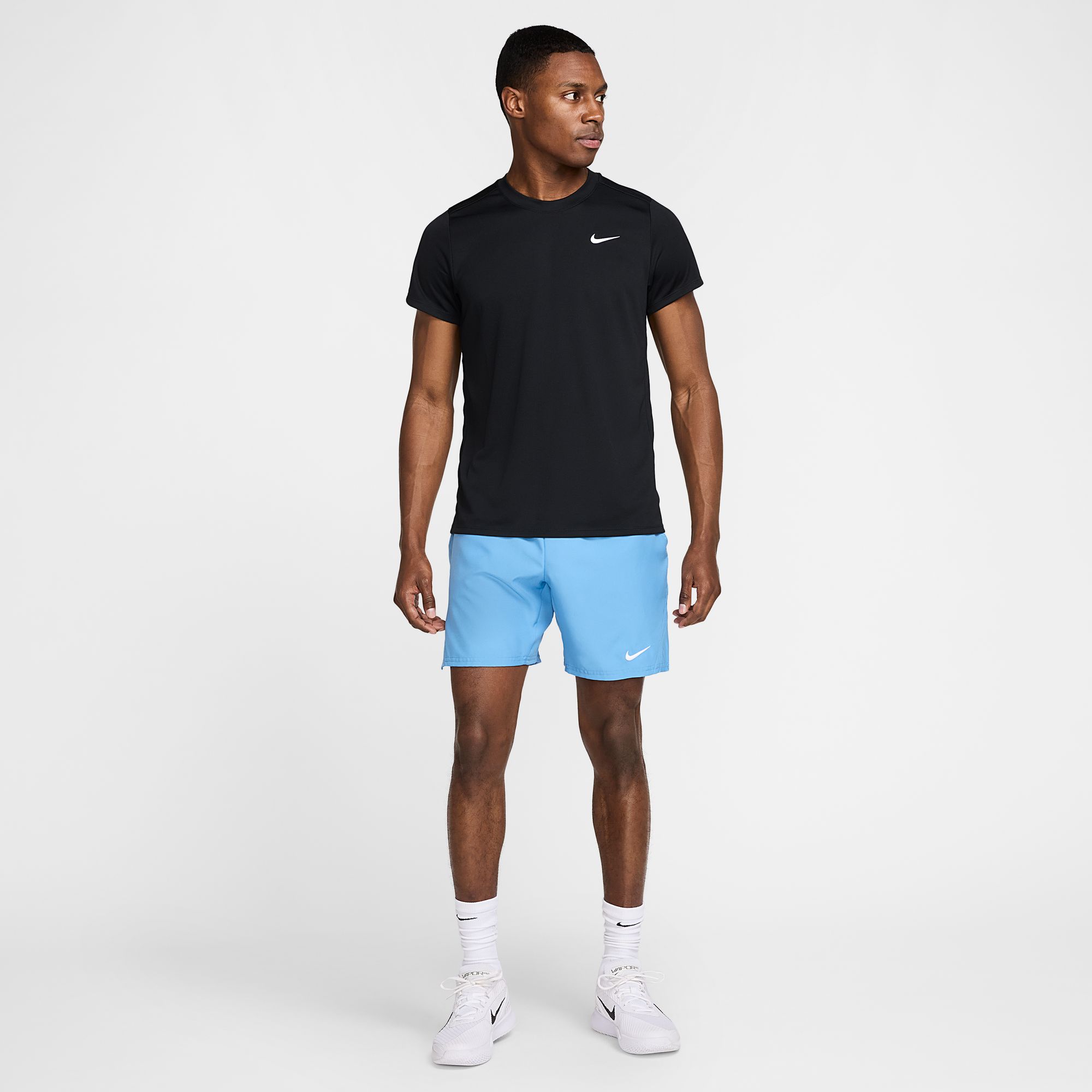 NikeCourt Polera de tenis Victory, NEGRO, hi-res
