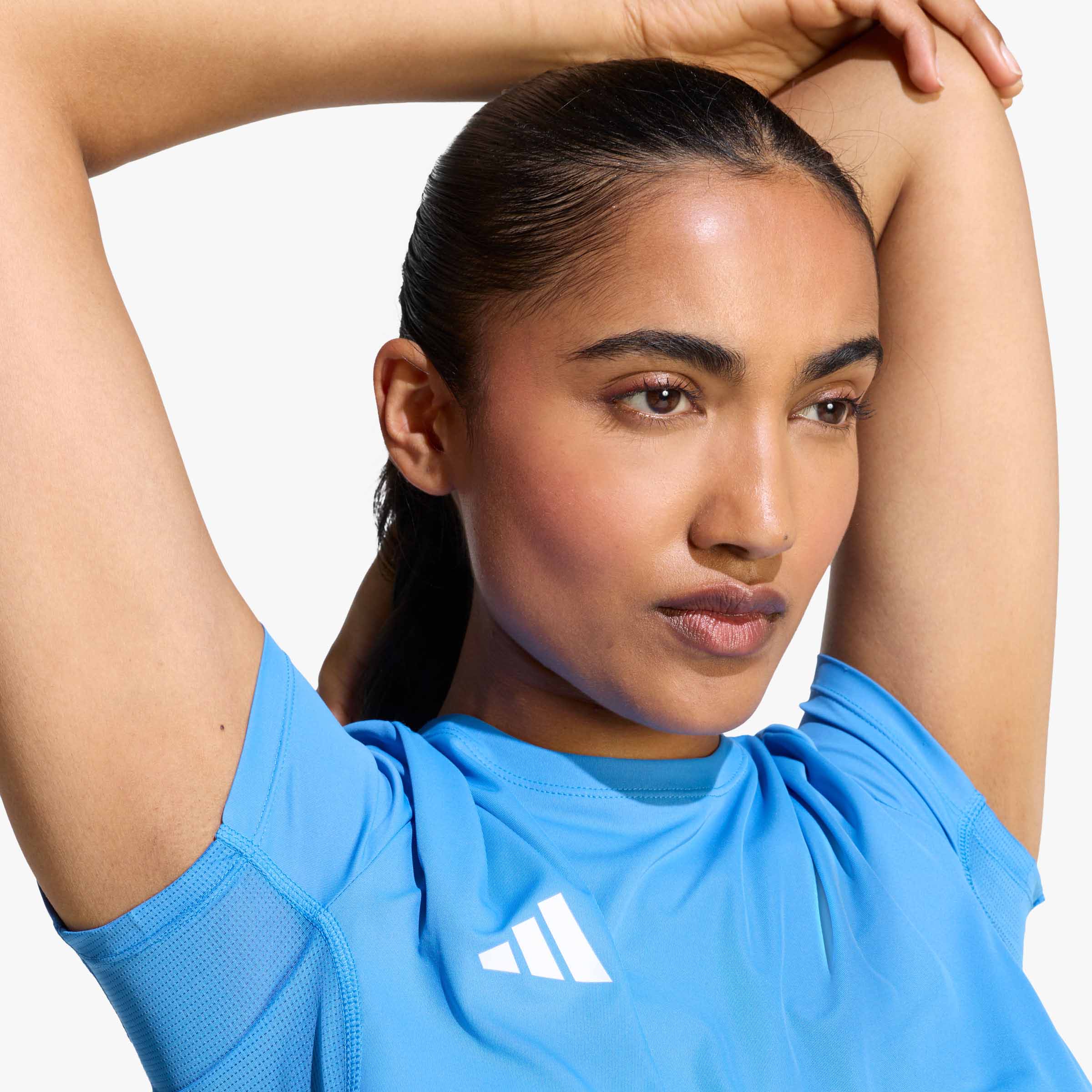 adidas Polera de Running Adizero Essentials, AZUL, hi-res