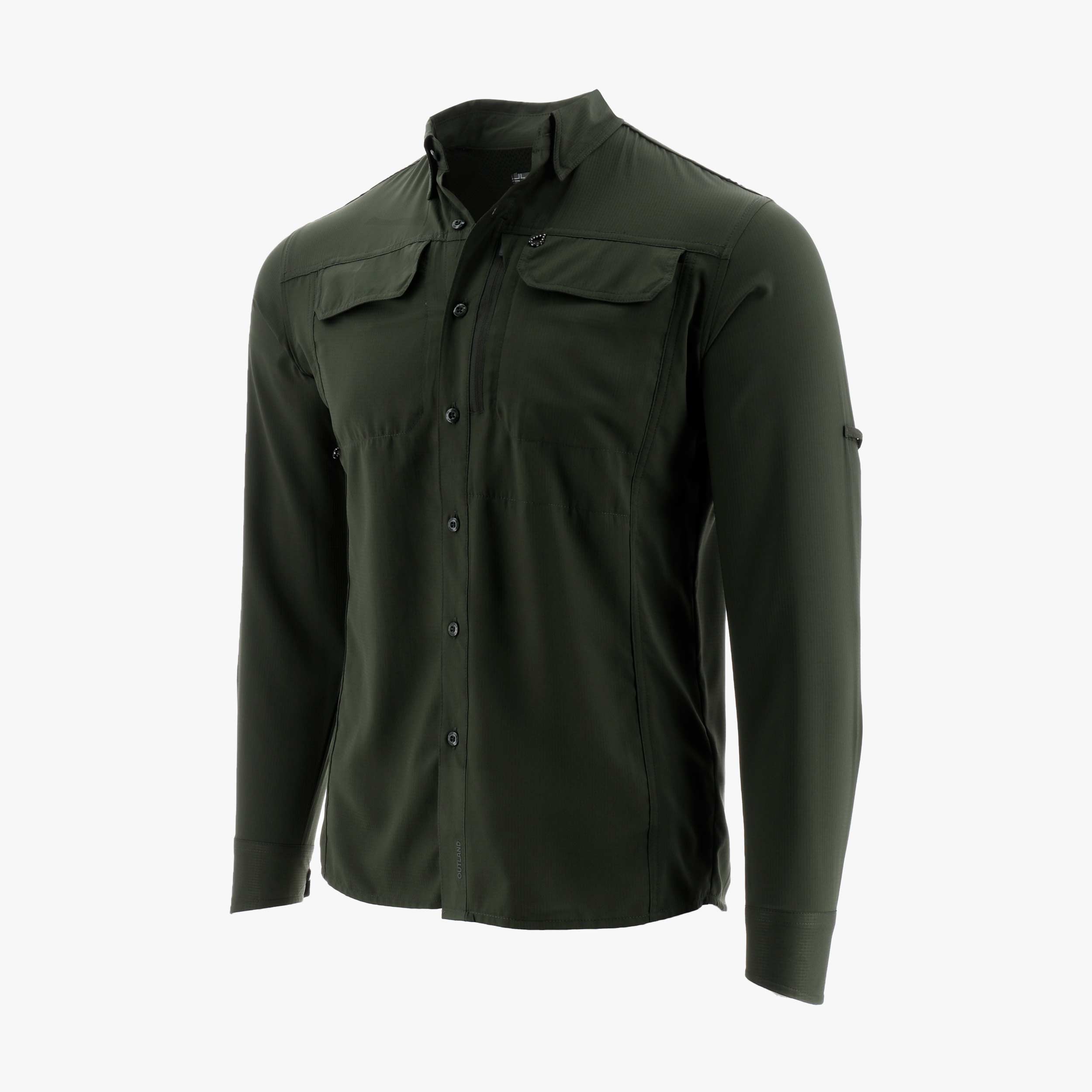 Outland Camisa Evergreen, VERDE, hi-res
