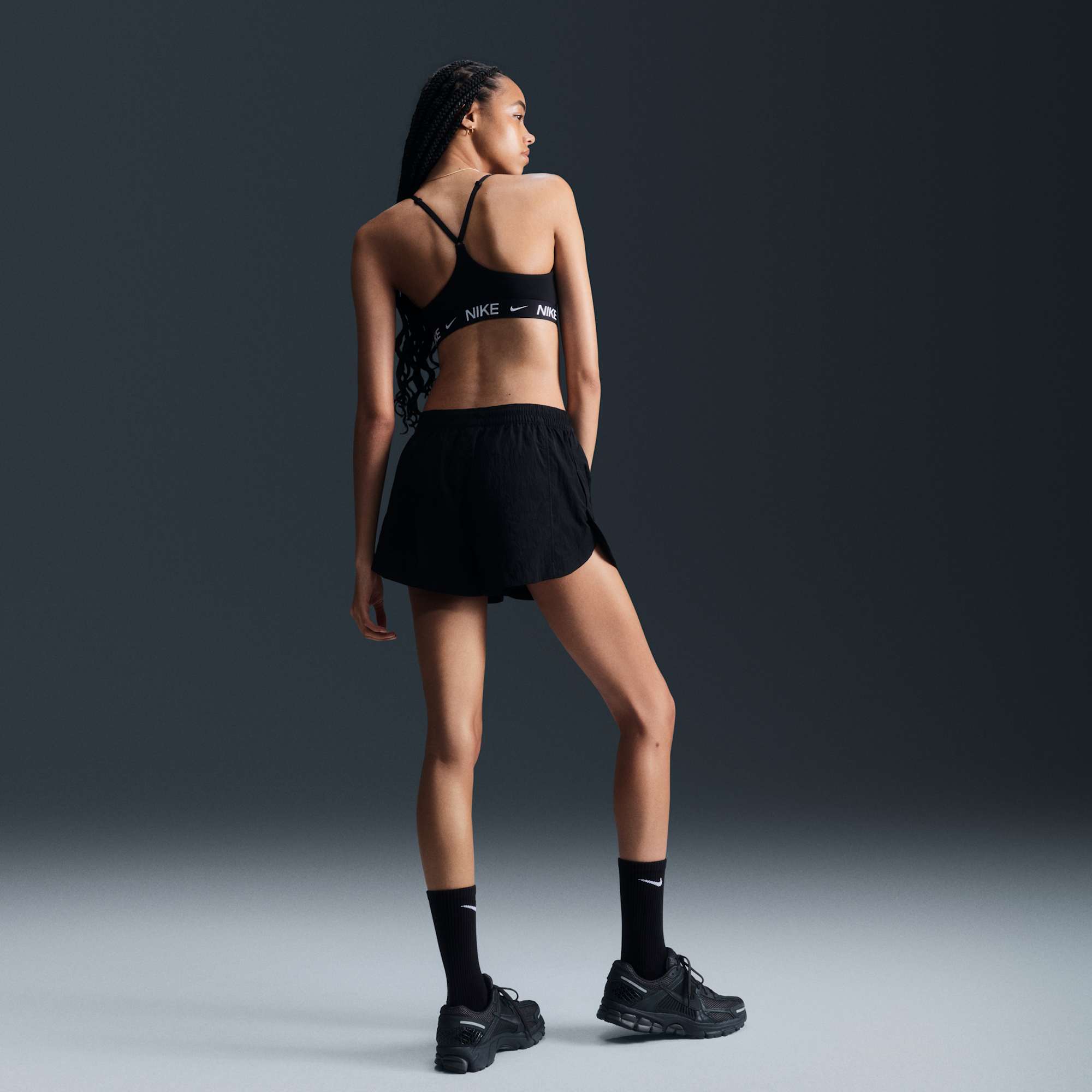 Nike Top Deportivo Indy Light Support, NEGRO, hi-res