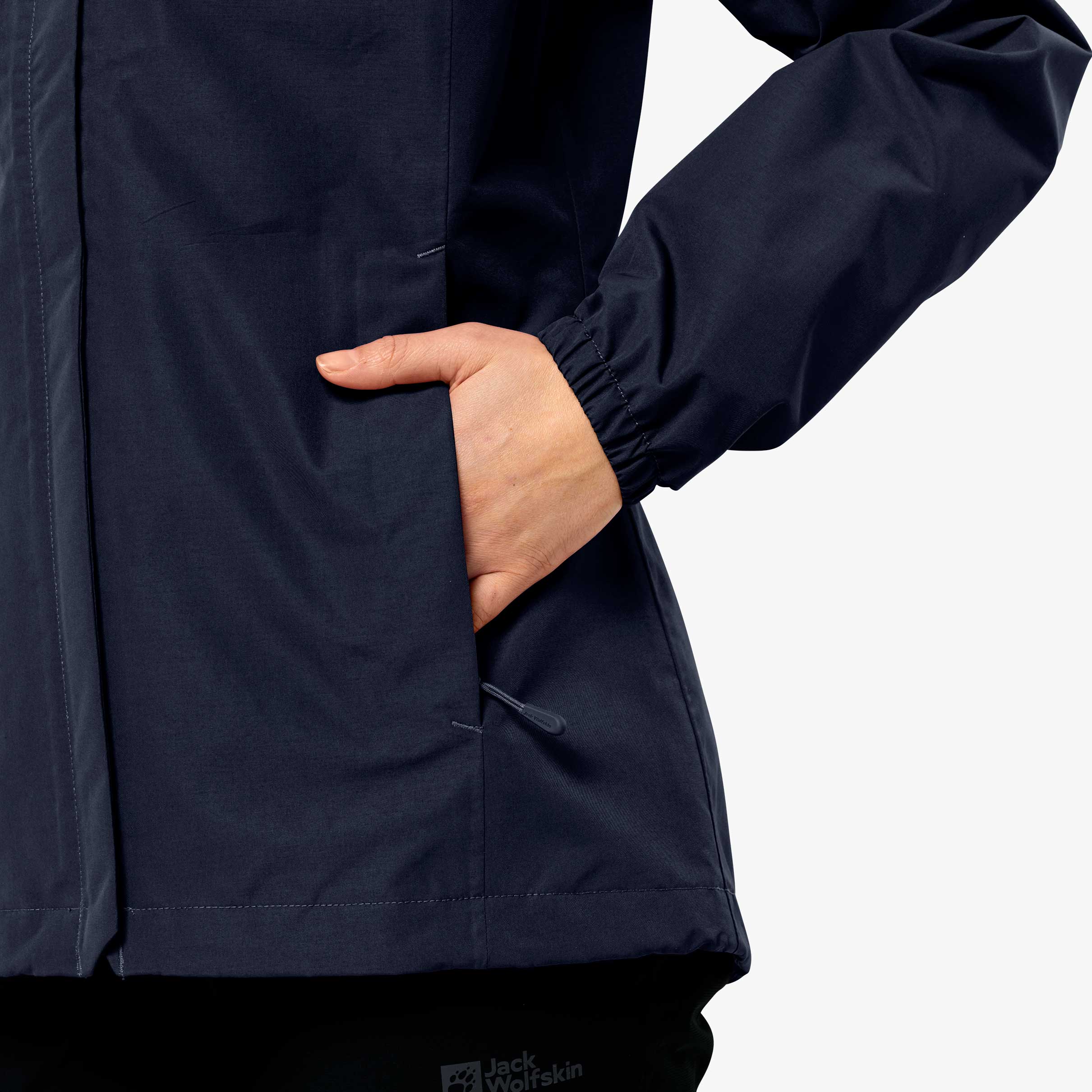 Jack Wolfskin Chaqueta Stormy, AZUL, hi-res
