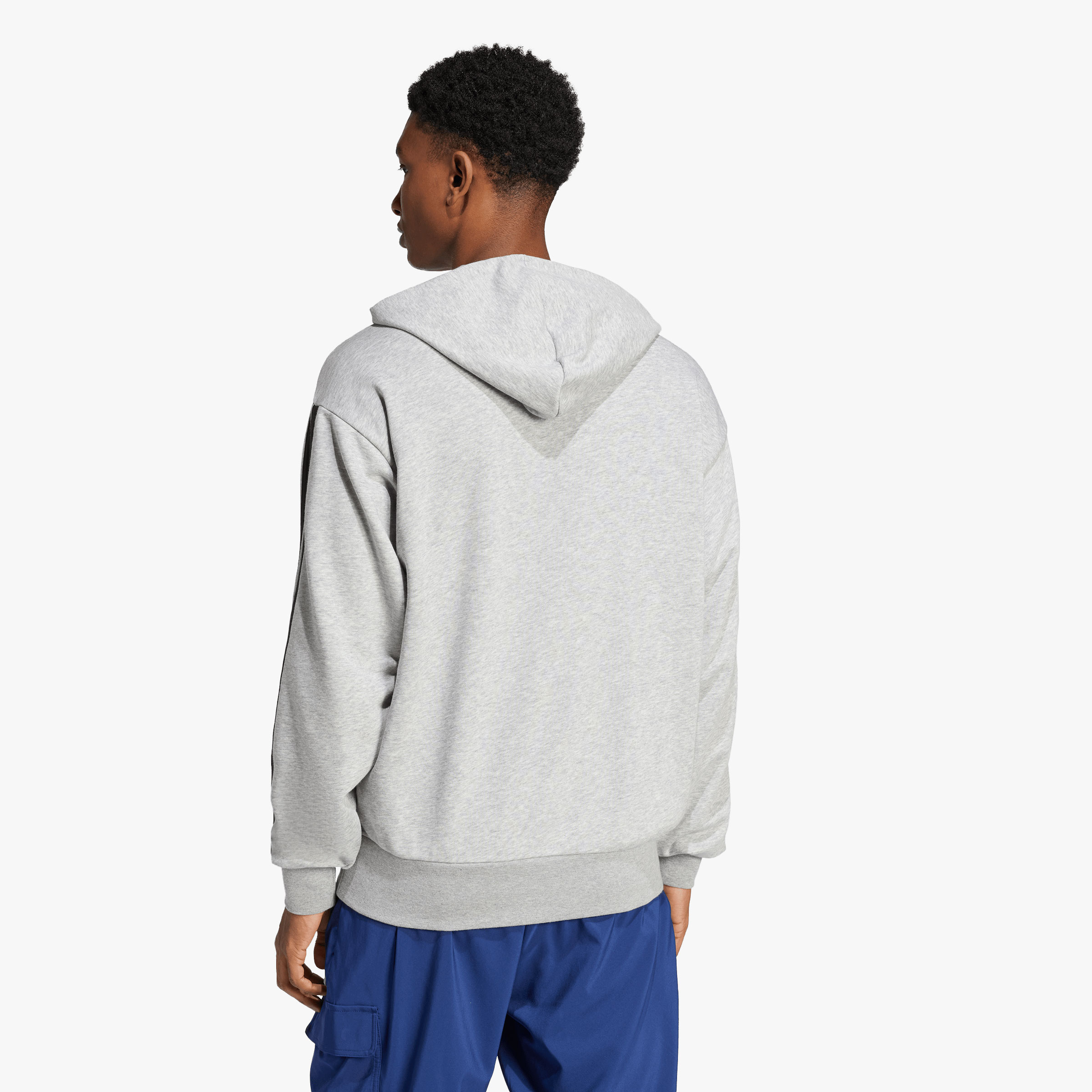 adidas Polerón Essentials 3 Tiras, GRIS, hi-res