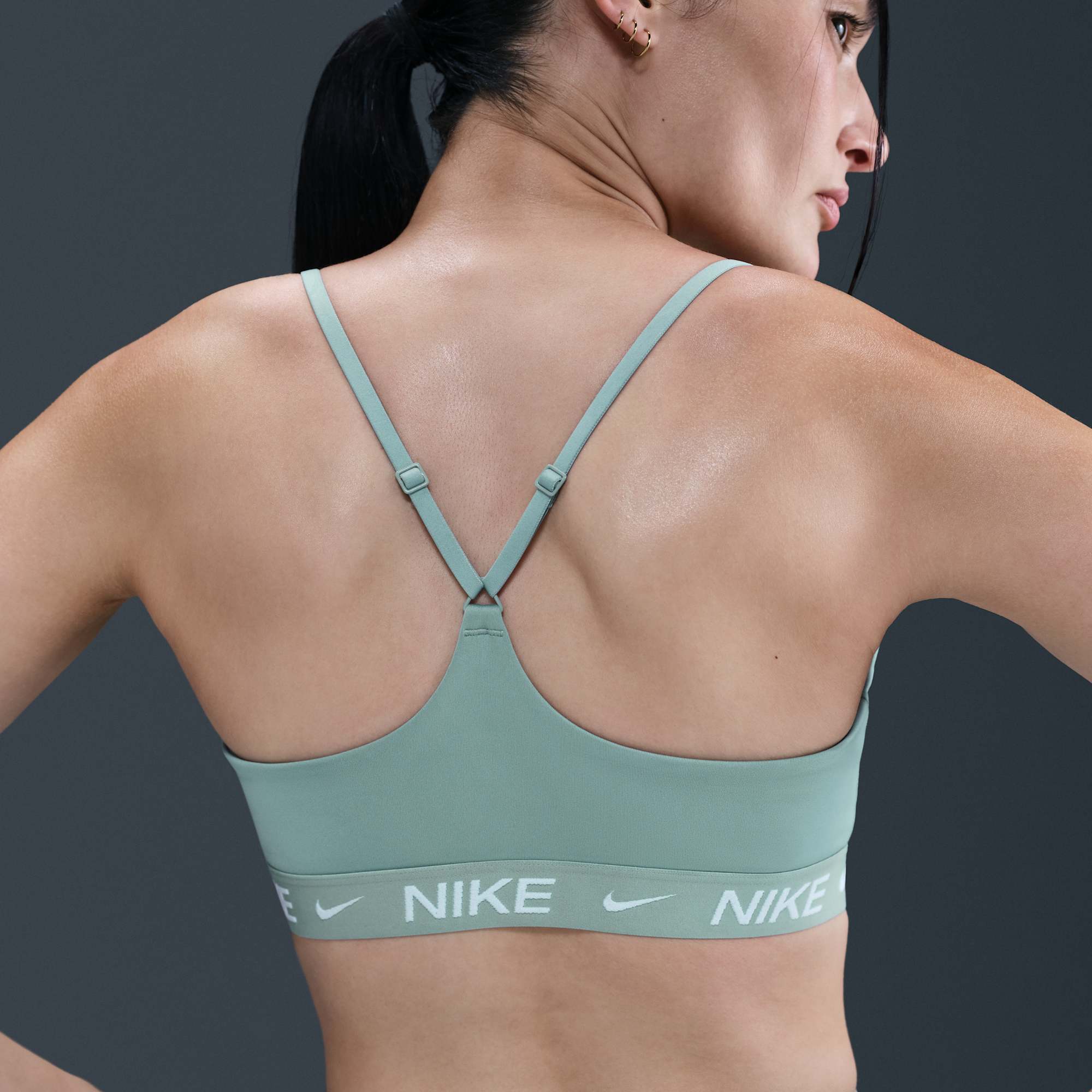 Nike Top Deportivo Indy Light Support, NEGRO, hi-res