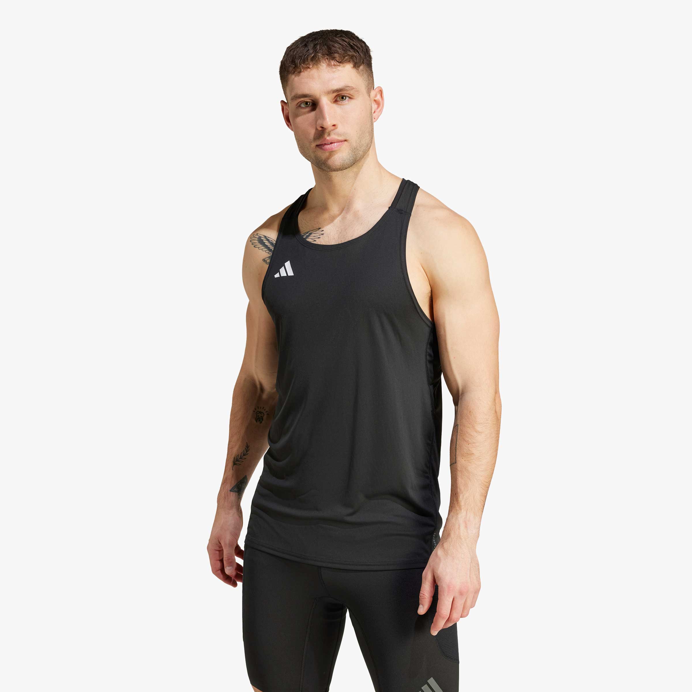 adidas Polera Adizero Running Essentials, NEGRO, hi-res