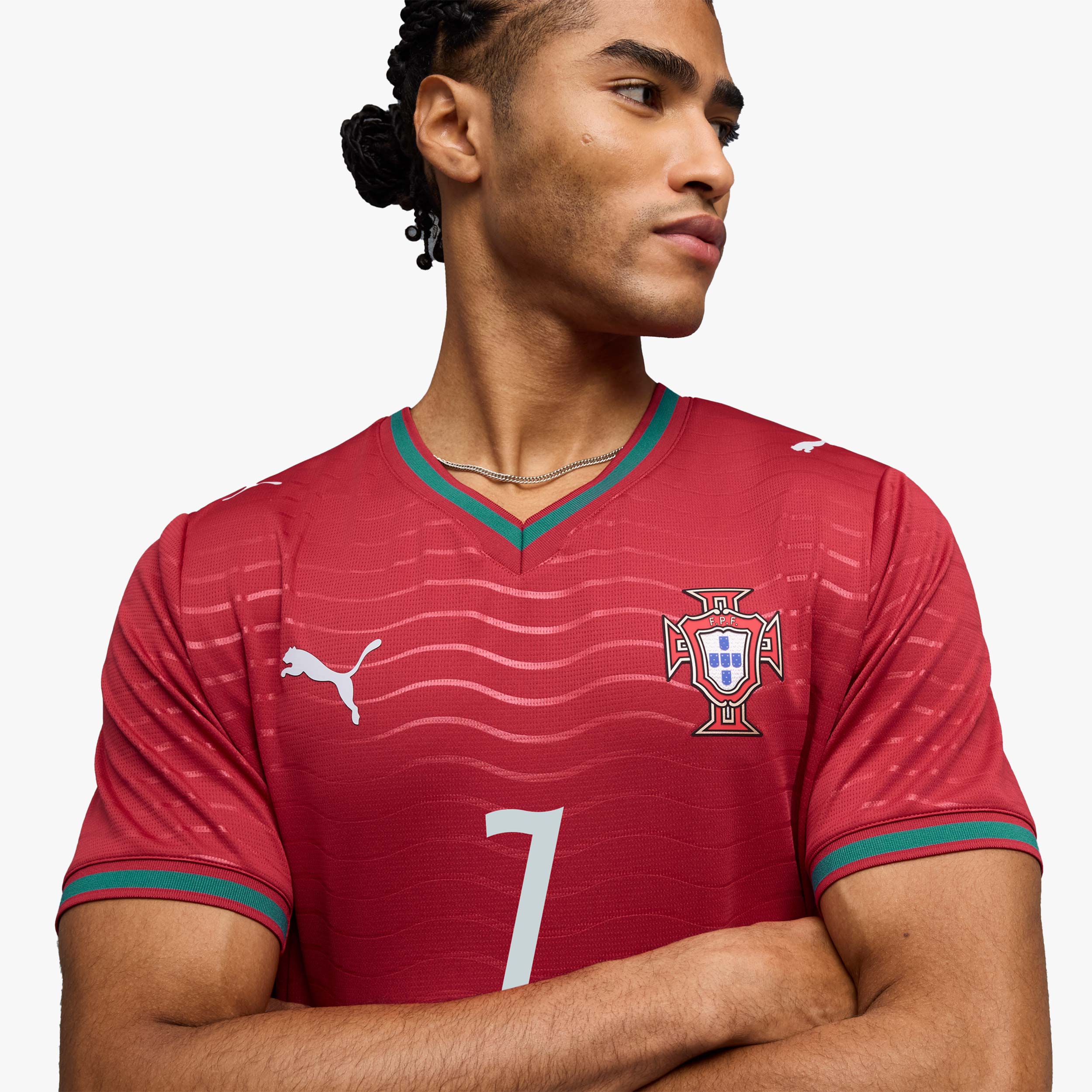 Puma Camiseta Portugal 2026 Local, ROJO, hi-res